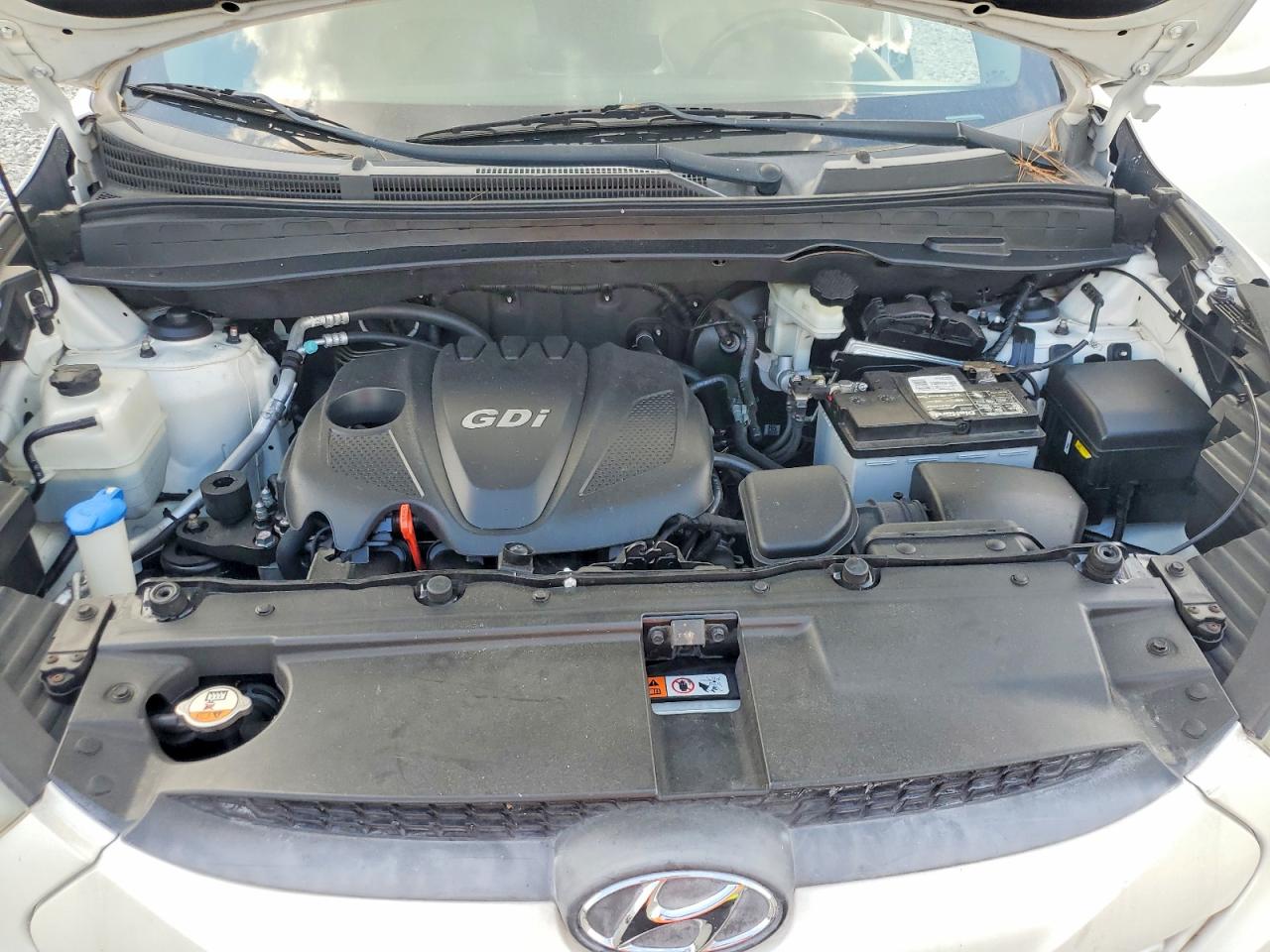 2015 Hyundai Tucson Se White vin: KM8JU3AG6FU087664