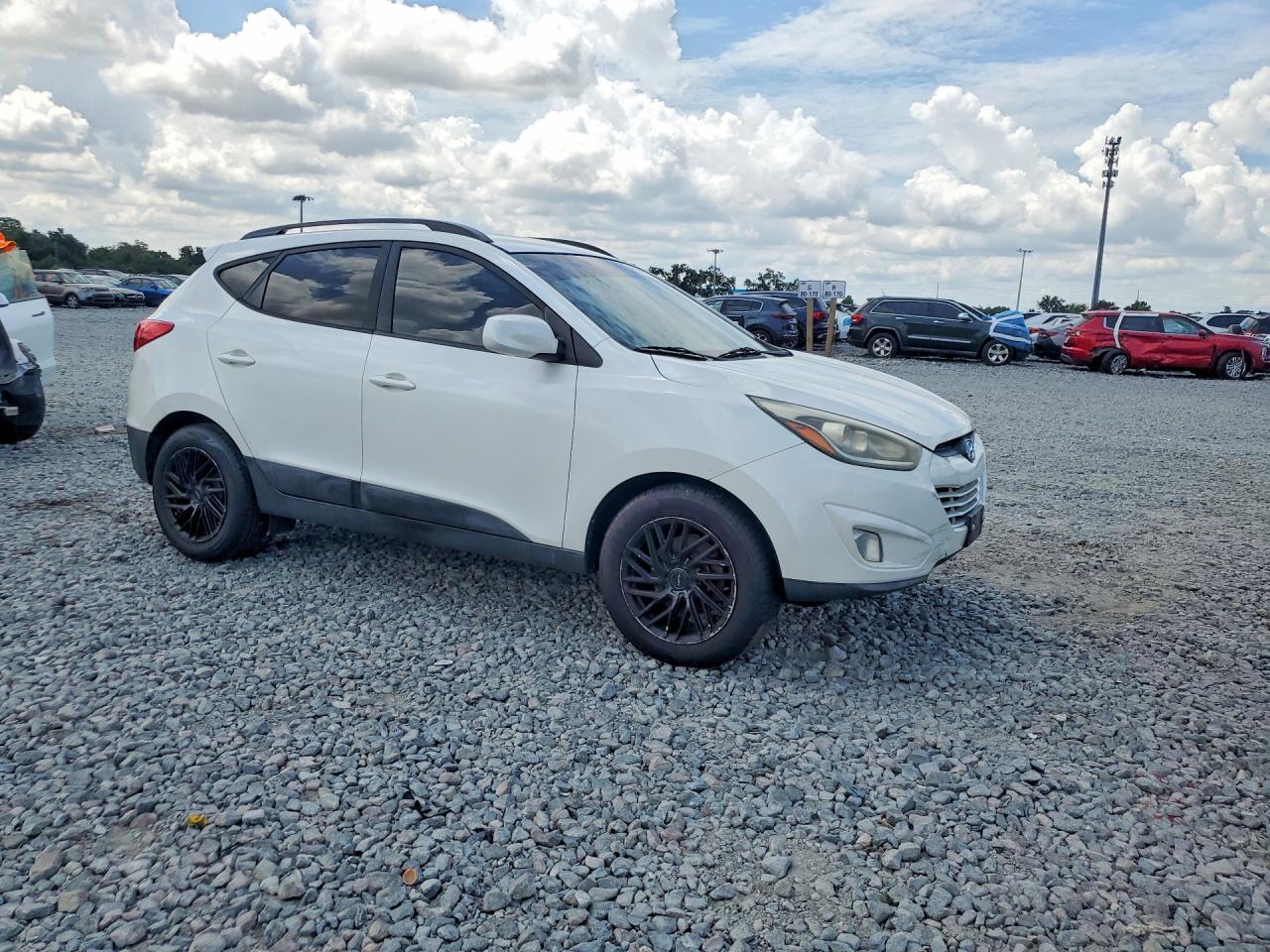 2015 Hyundai Tucson Se White vin: KM8JU3AG6FU087664