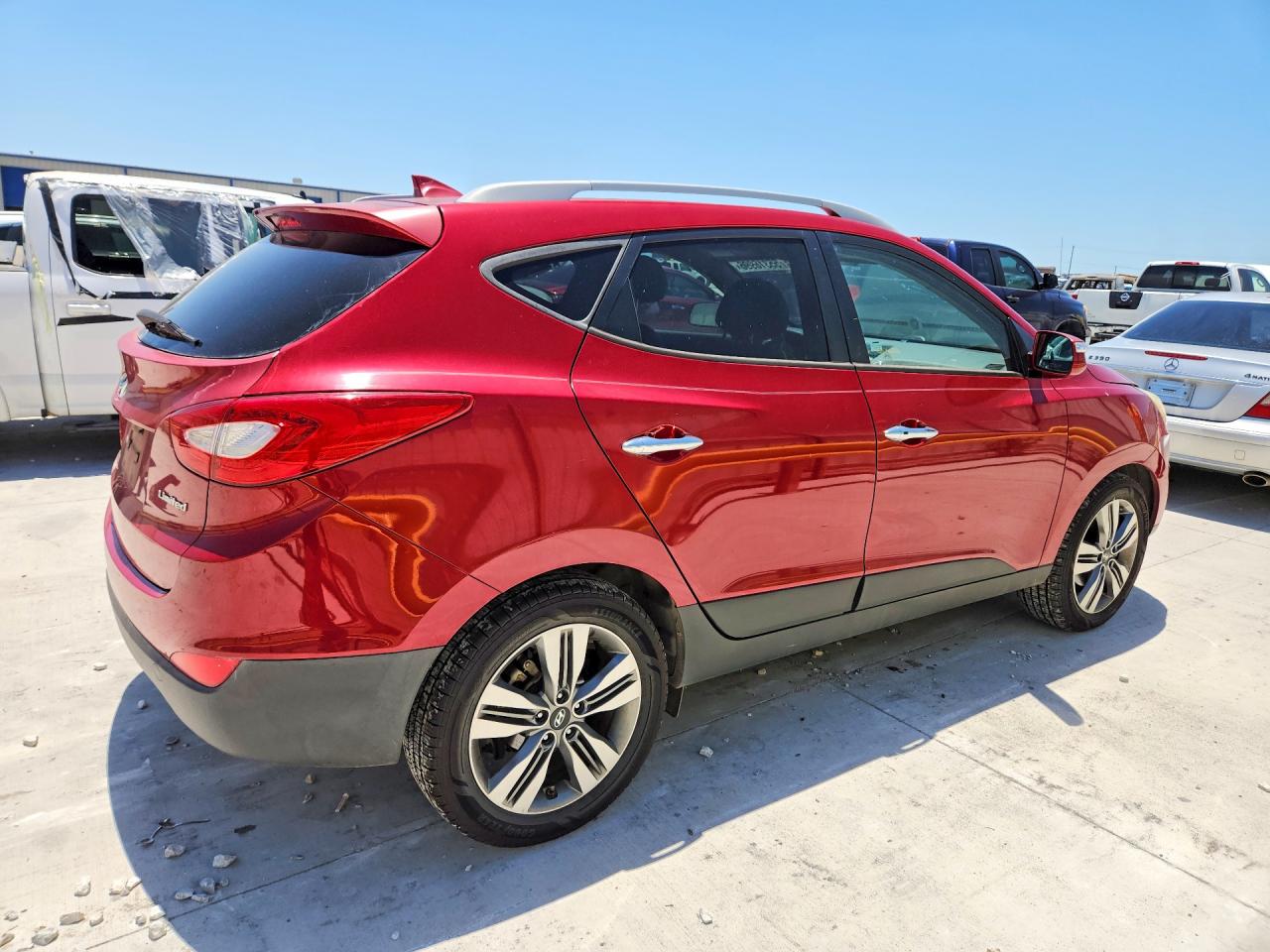 2015 Hyundai Tucson Limited Red vin: KM8JU3AG6FU116578