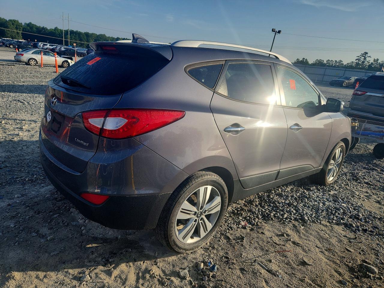2014 Hyundai Tucson Limited Серый vin: KM8JU3AG7EU794481