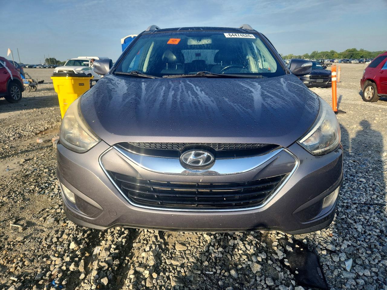 2014 Hyundai Tucson Limited Серый vin: KM8JU3AG7EU794481