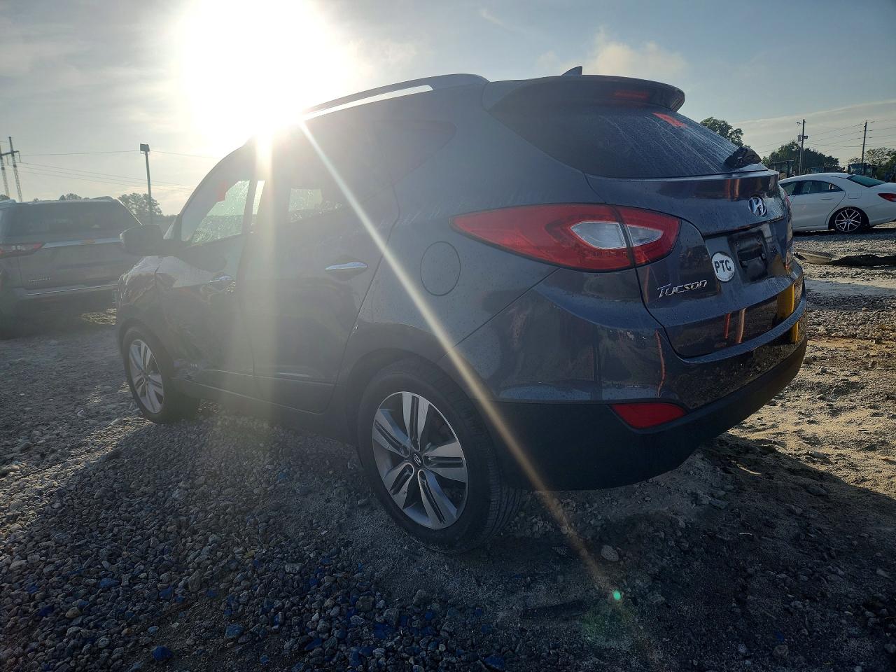 2014 Hyundai Tucson Limited Серый vin: KM8JU3AG7EU794481