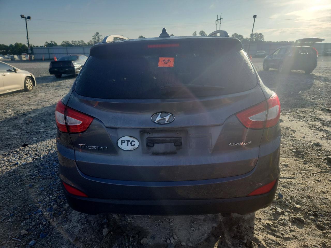2014 Hyundai Tucson Limited Серый vin: KM8JU3AG7EU794481