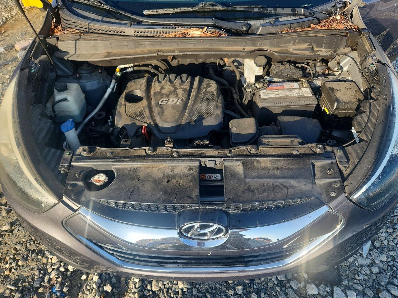 2014 Hyundai Tucson Limited Серый vin: KM8JU3AG7EU794481