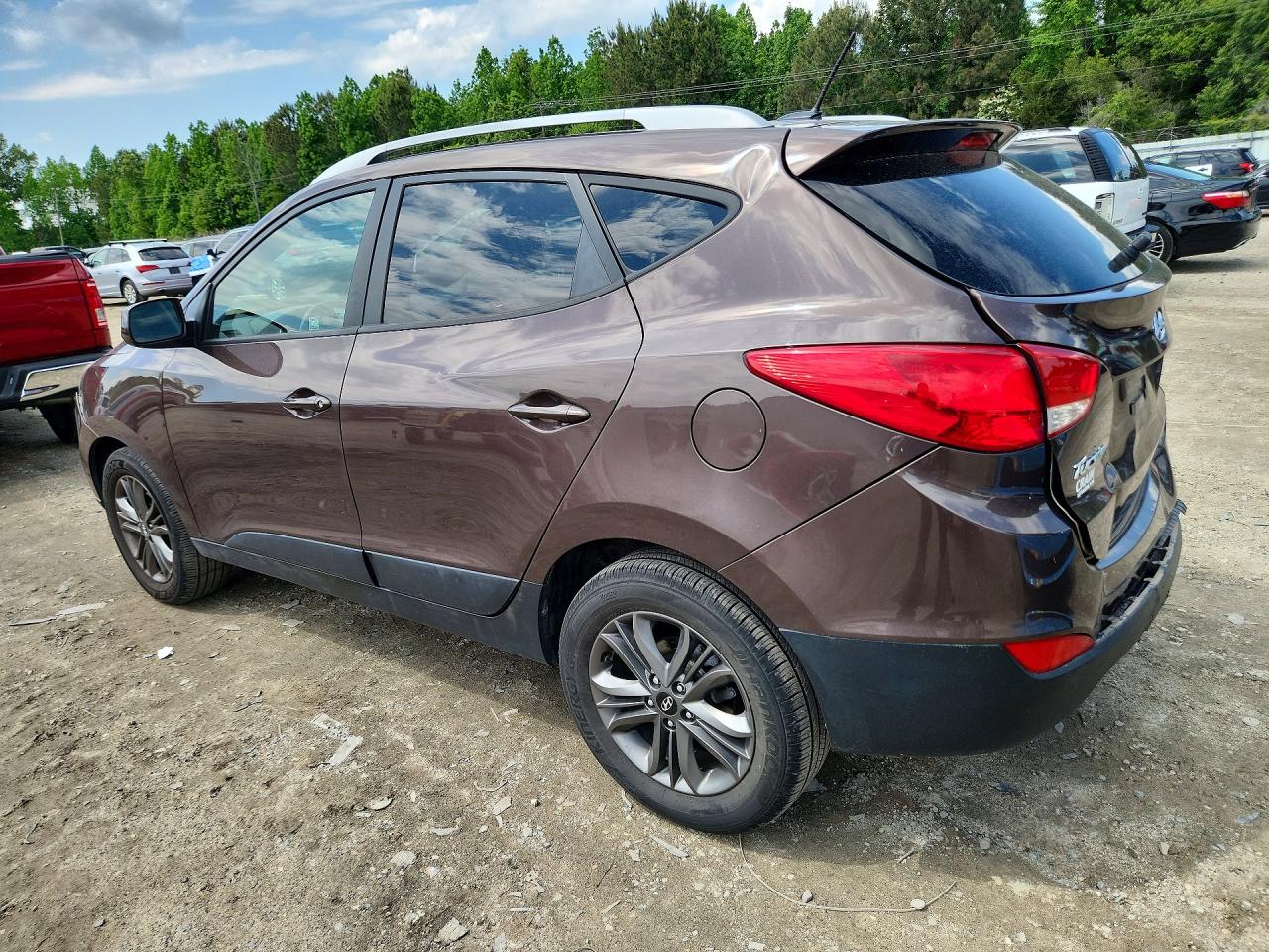 2014 Hyundai Tucson Se Коричневый vin: KM8JU3AG7EU839810