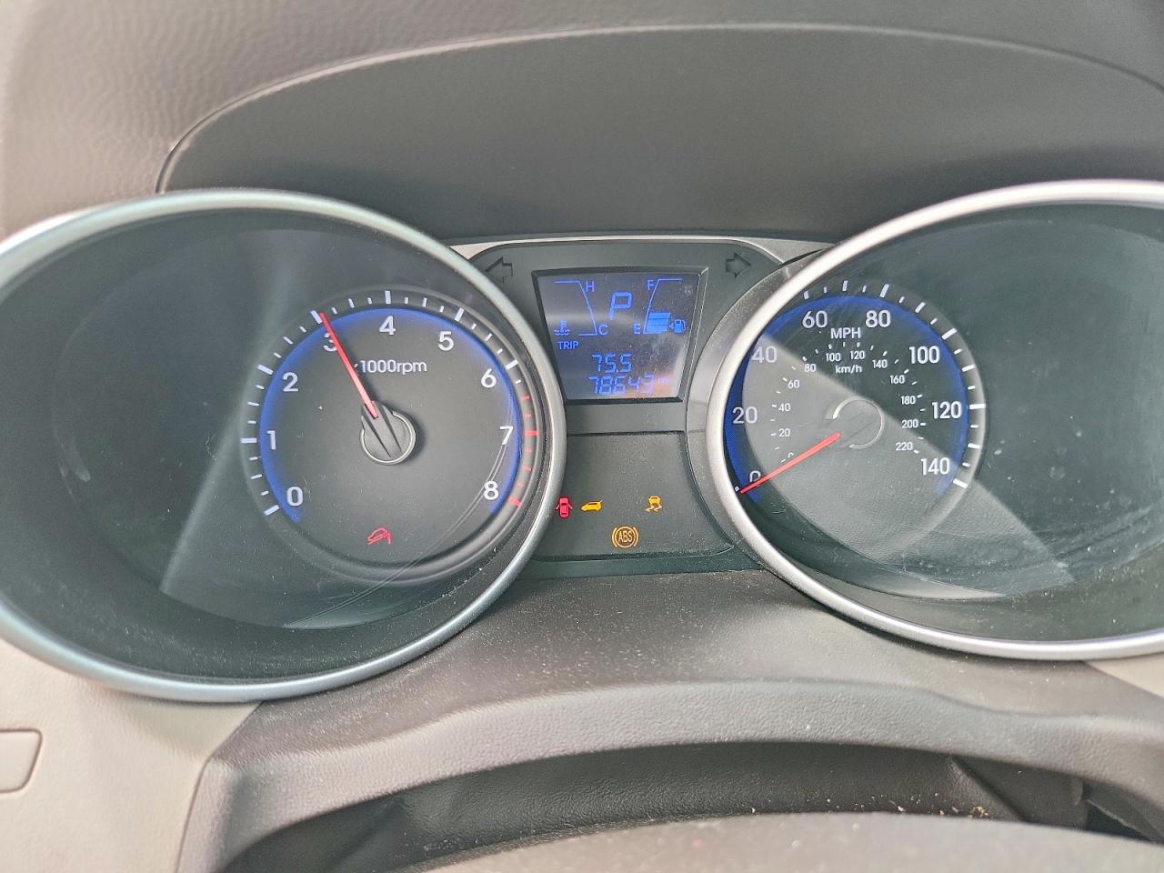 2014 Hyundai Tucson Se Коричневый vin: KM8JU3AG7EU839810