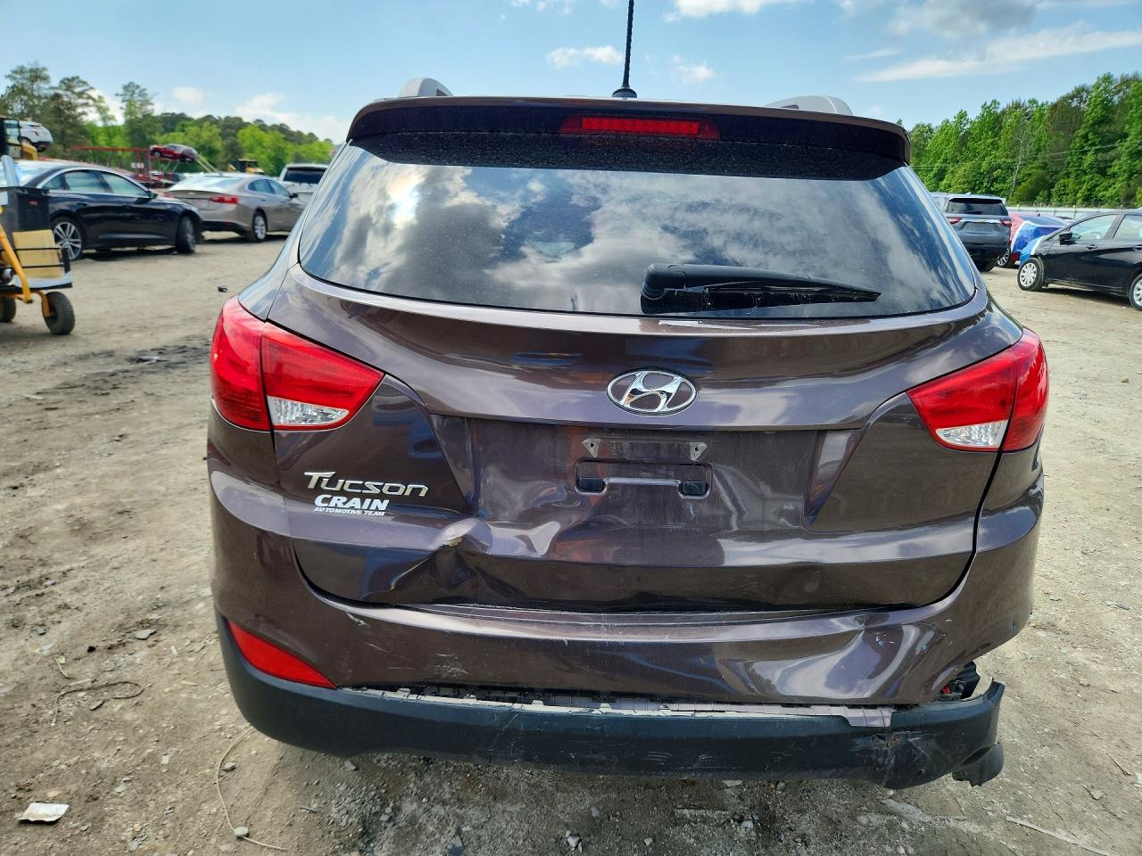2014 Hyundai Tucson Se Коричневый vin: KM8JU3AG7EU839810