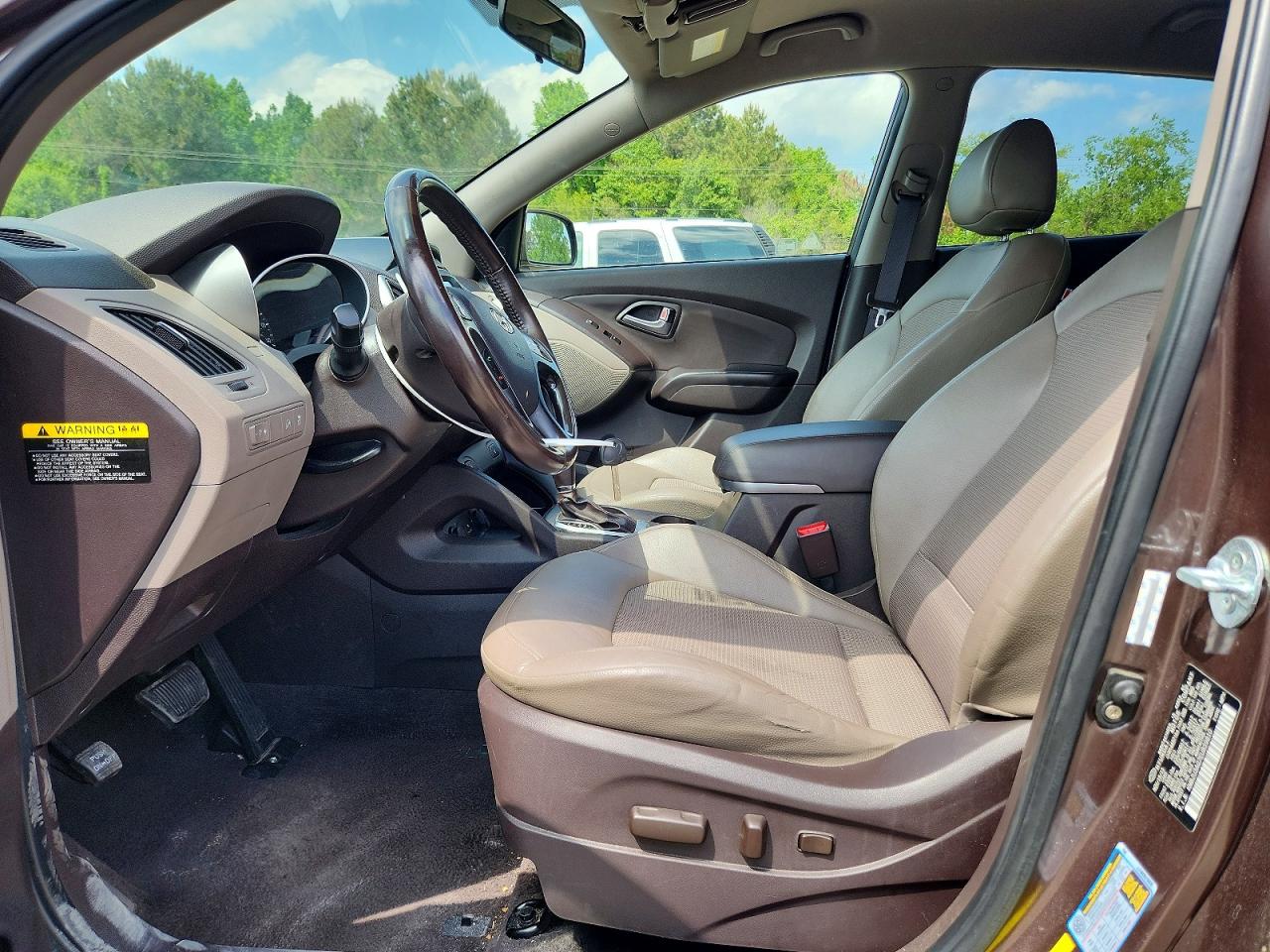 2014 Hyundai Tucson Se Коричневый vin: KM8JU3AG7EU839810