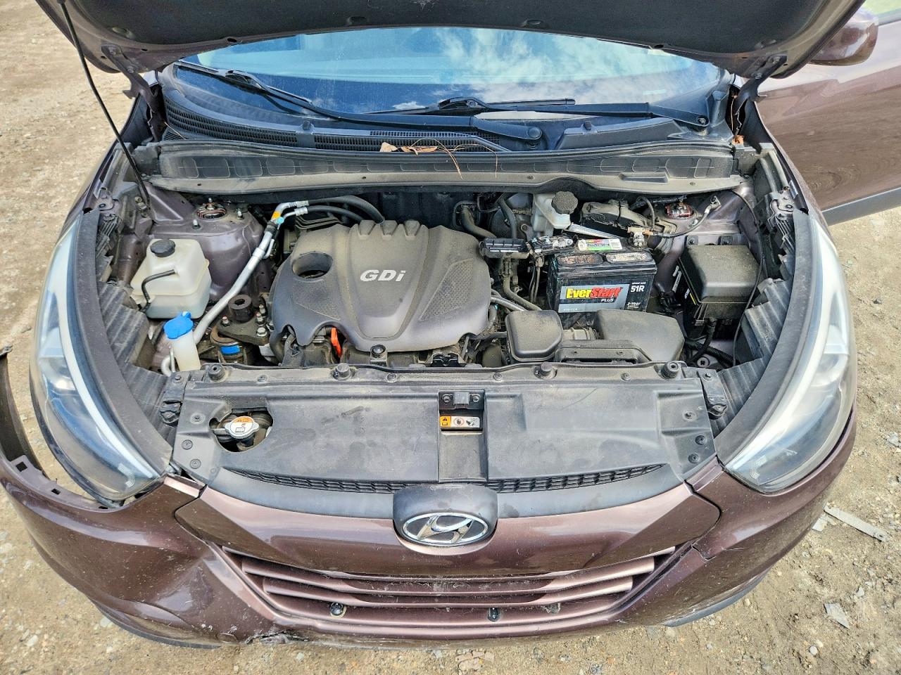 2014 Hyundai Tucson Se Коричневый vin: KM8JU3AG7EU839810