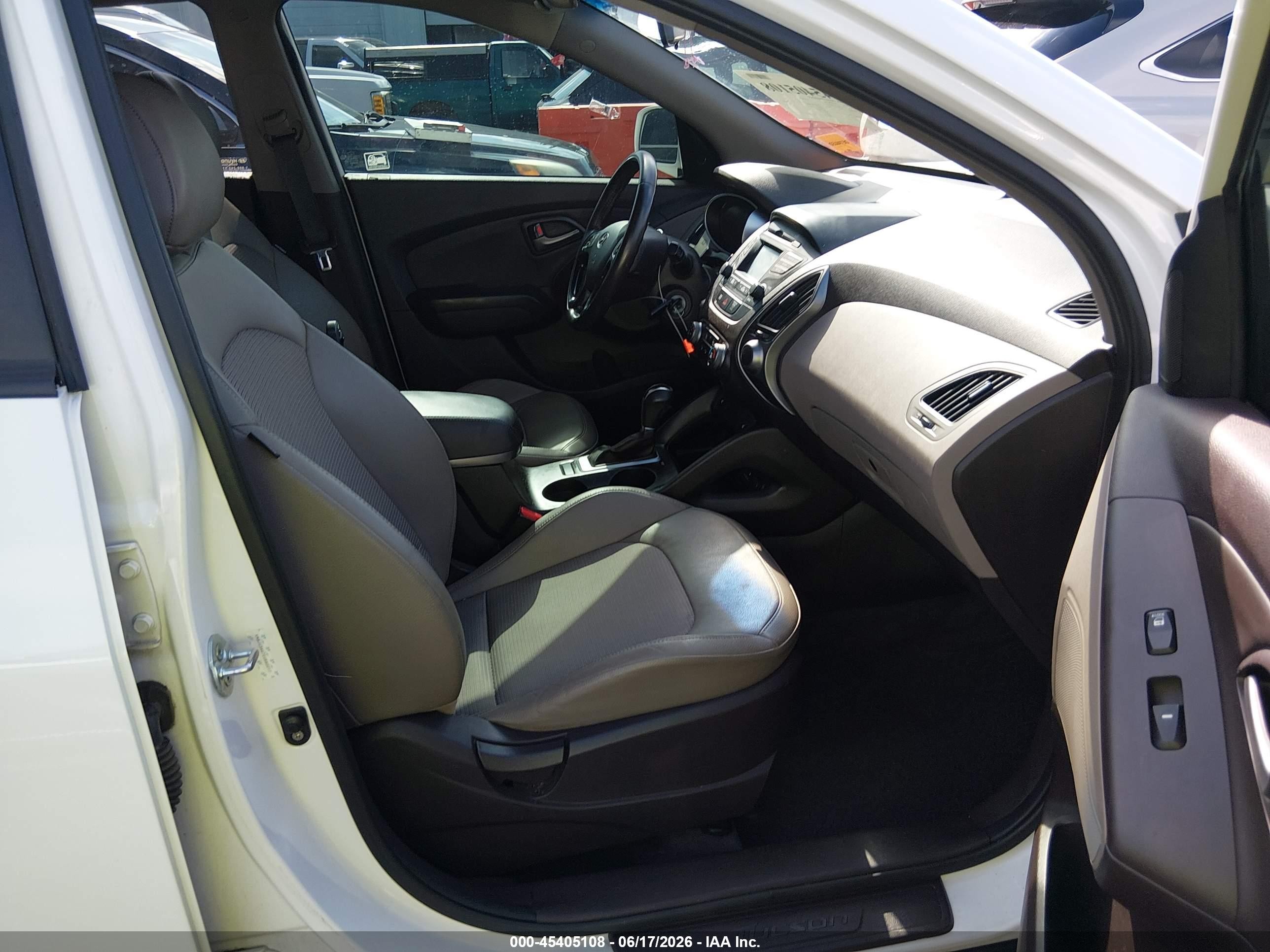 2014 Hyundai Tucson Se Белый vin: KM8JU3AG7EU880017