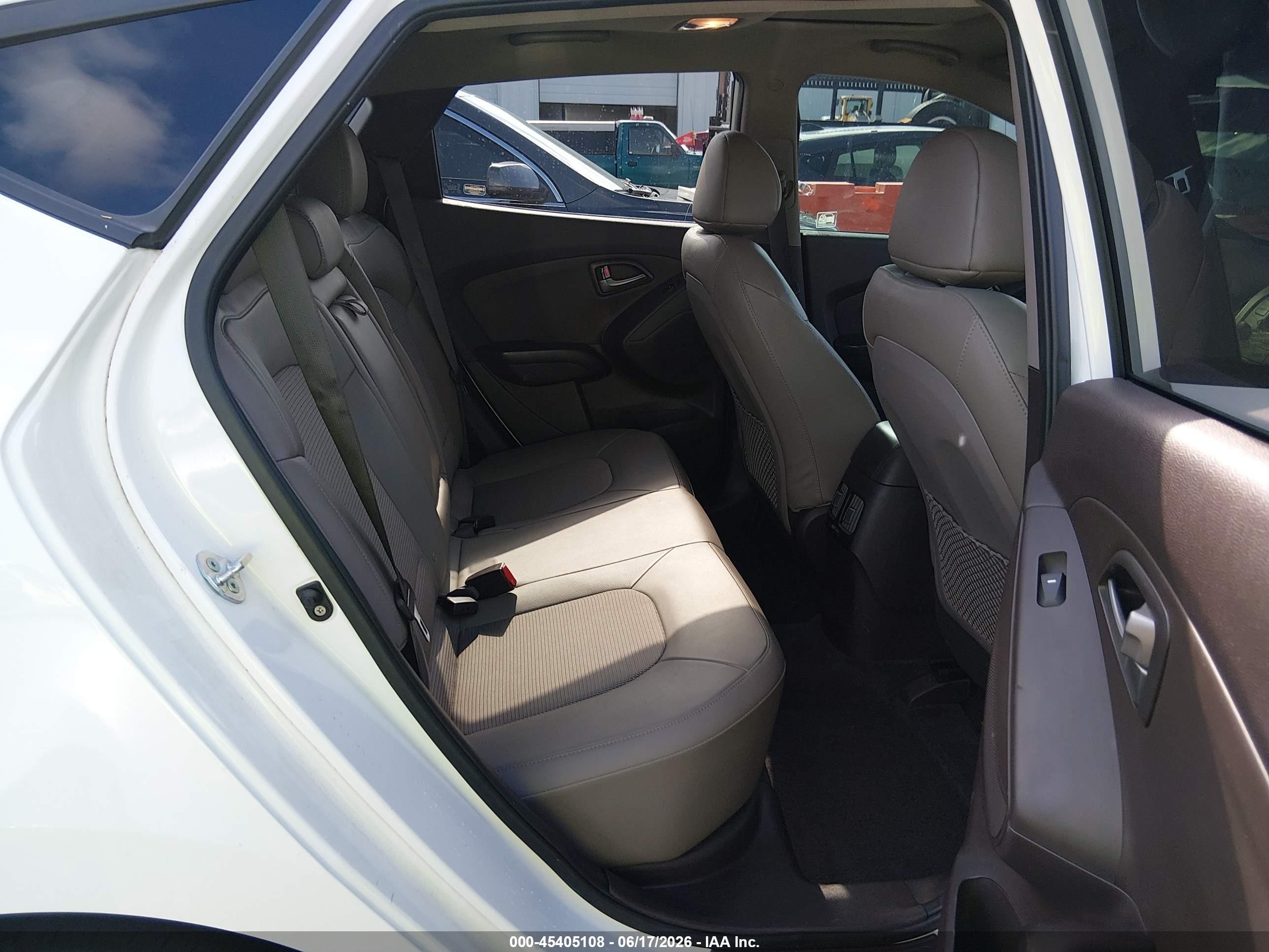 2014 Hyundai Tucson Se Белый vin: KM8JU3AG7EU880017