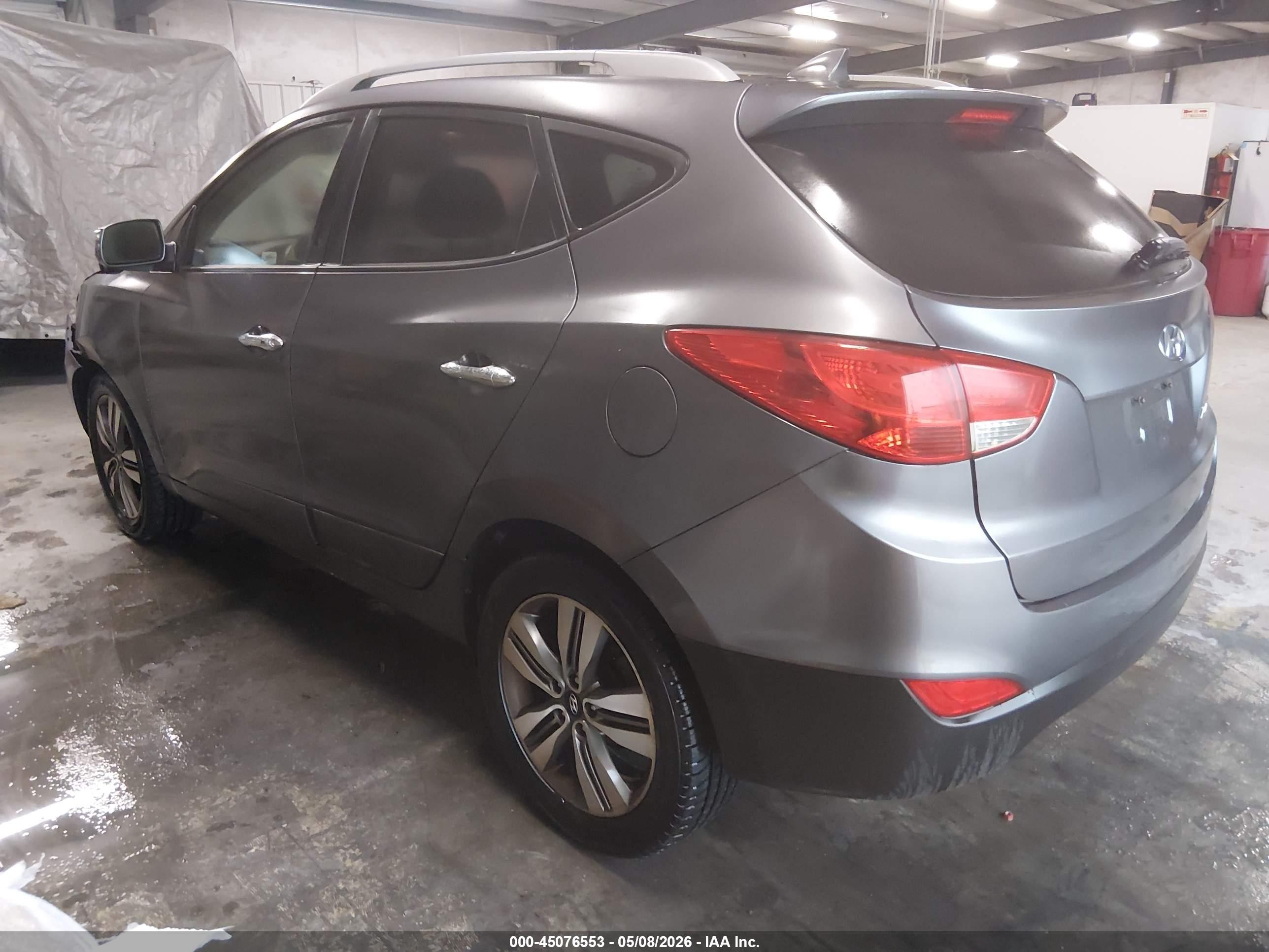 2014 Hyundai Tucson Limited Gray vin: KM8JU3AG7EU889381