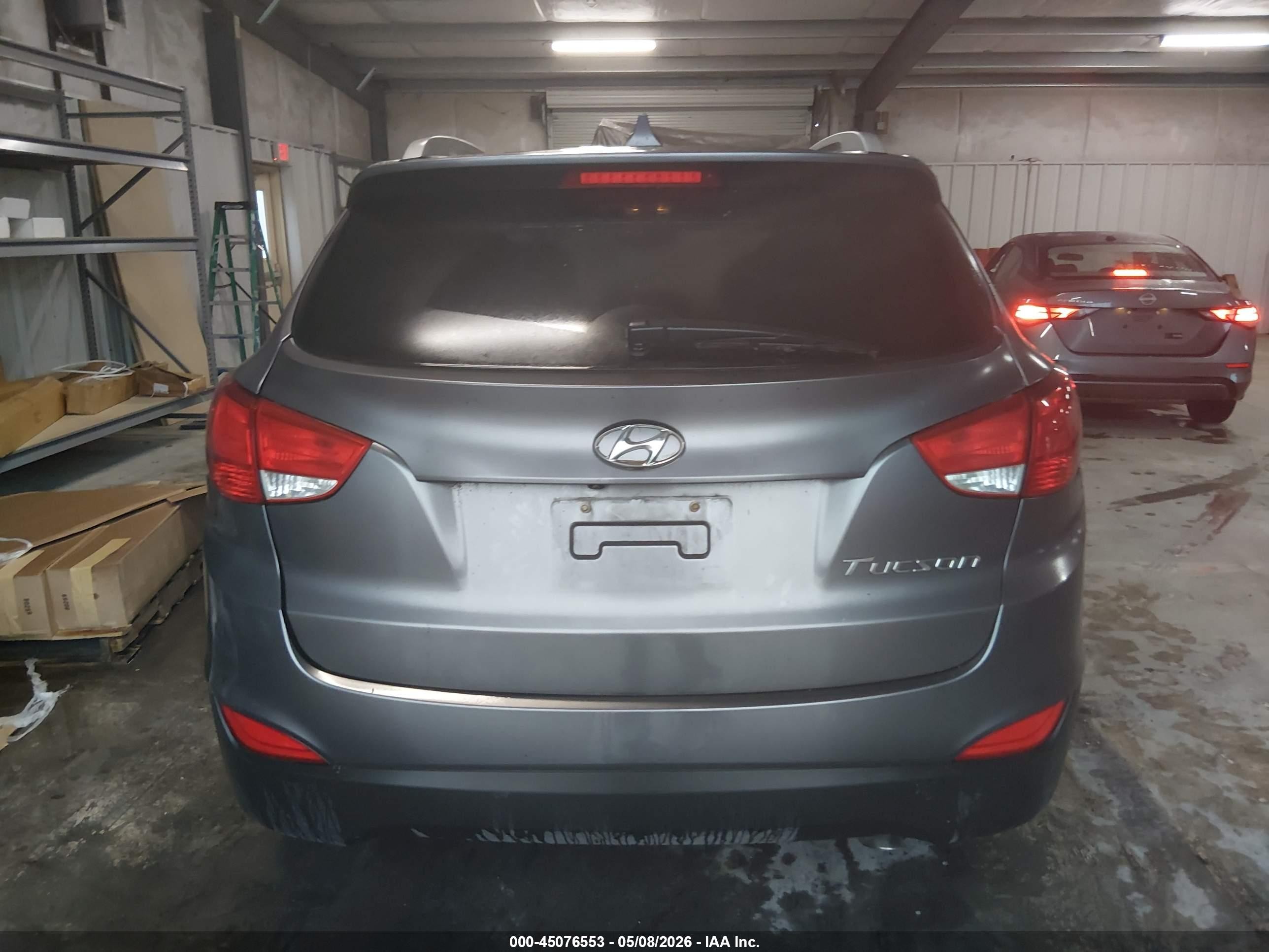2014 Hyundai Tucson Limited Gray vin: KM8JU3AG7EU889381
