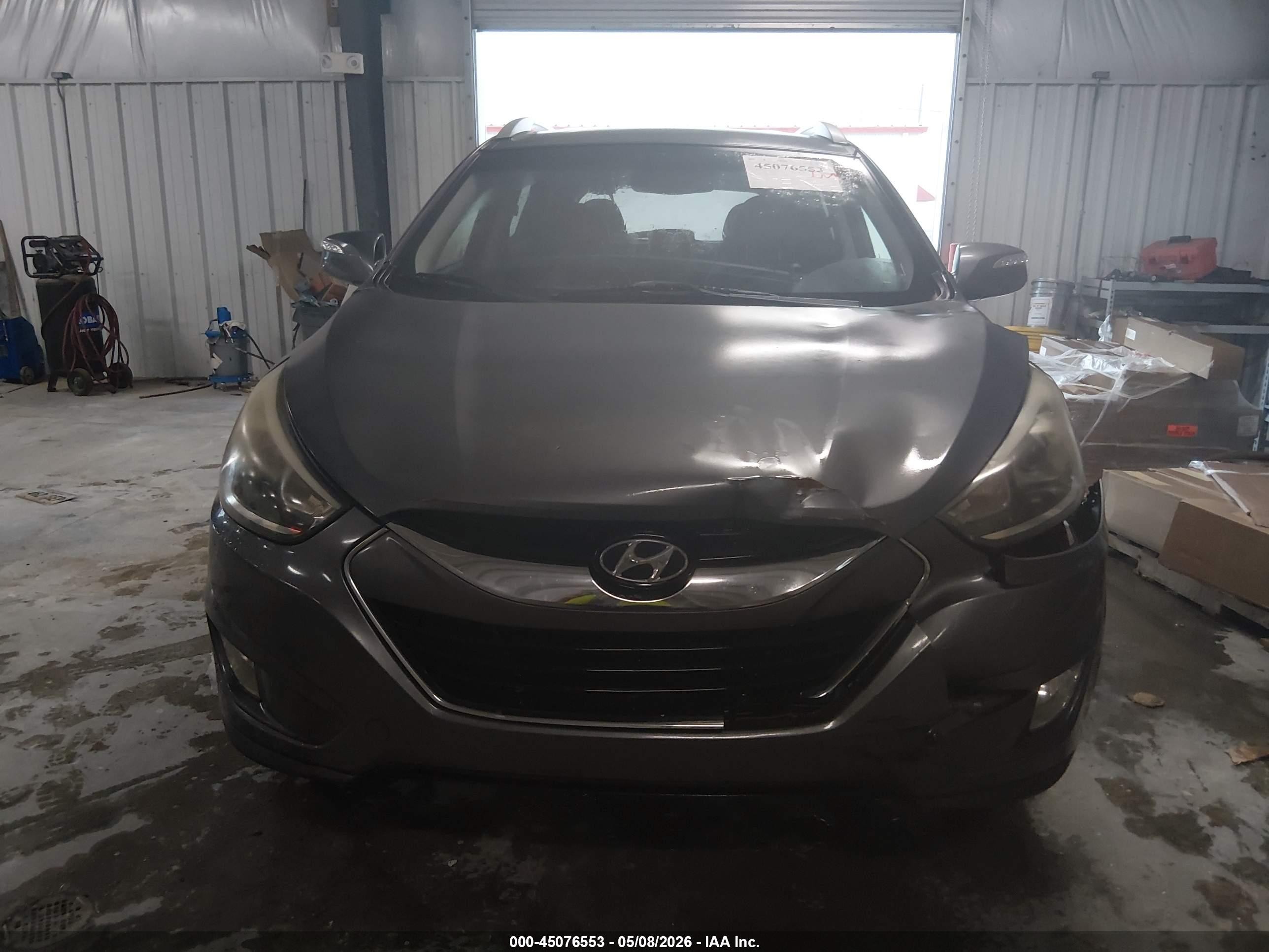 2014 Hyundai Tucson Limited Gray vin: KM8JU3AG7EU889381