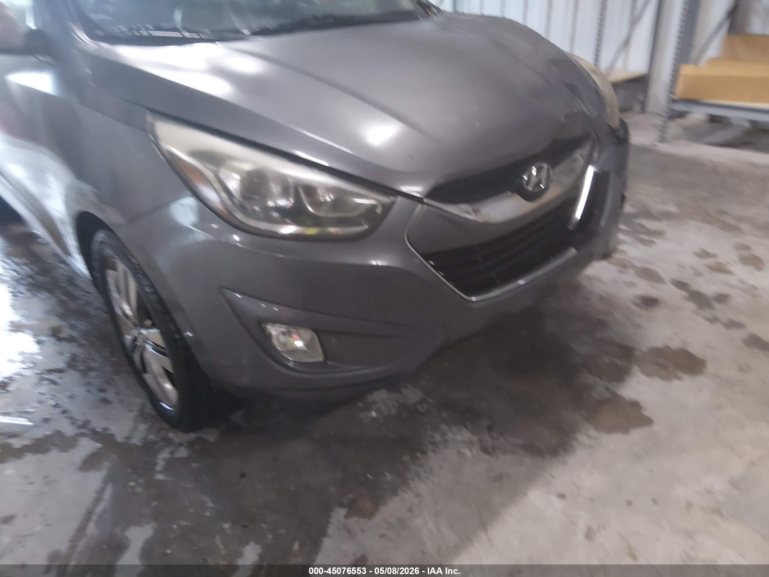 2014 Hyundai Tucson Limited Gray vin: KM8JU3AG7EU889381