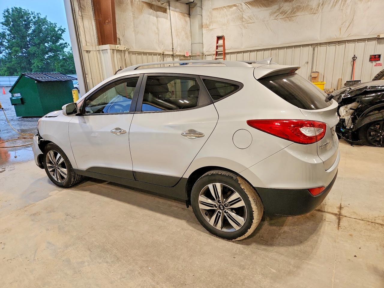 2014 Hyundai Tucson Limited Silver vin: KM8JU3AG7EU894905