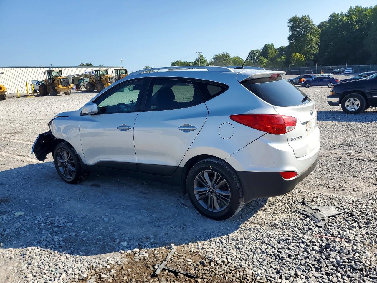 2014 Hyundai Tucson Se White vin: KM8JU3AG7EU927675