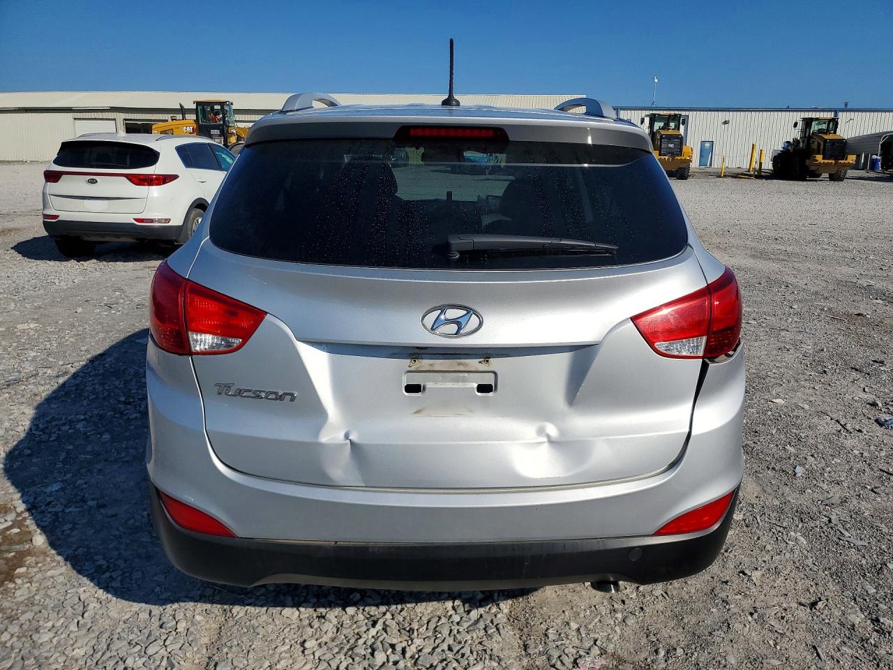 2014 Hyundai Tucson Se White vin: KM8JU3AG7EU927675