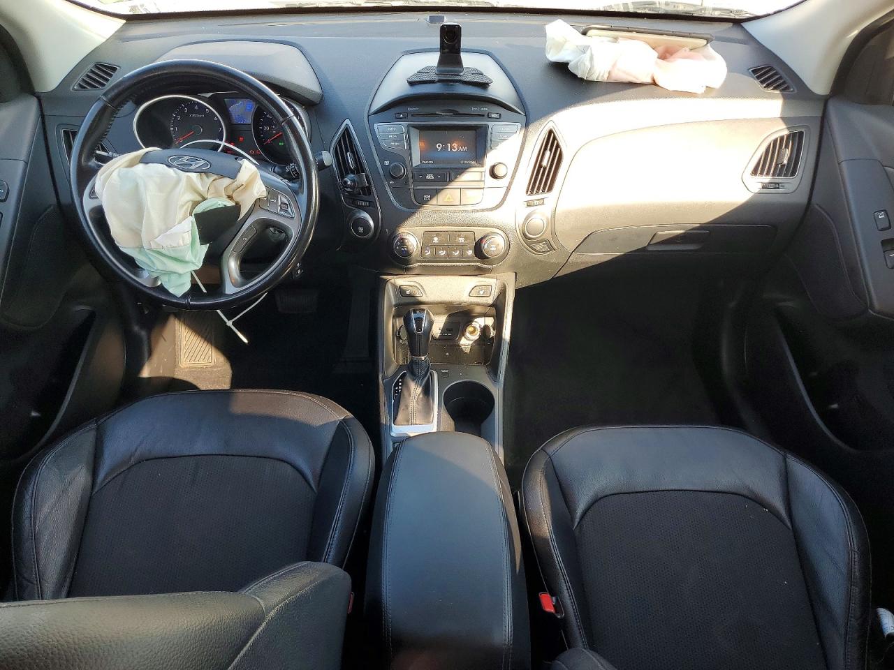 2014 Hyundai Tucson Se White vin: KM8JU3AG7EU927675