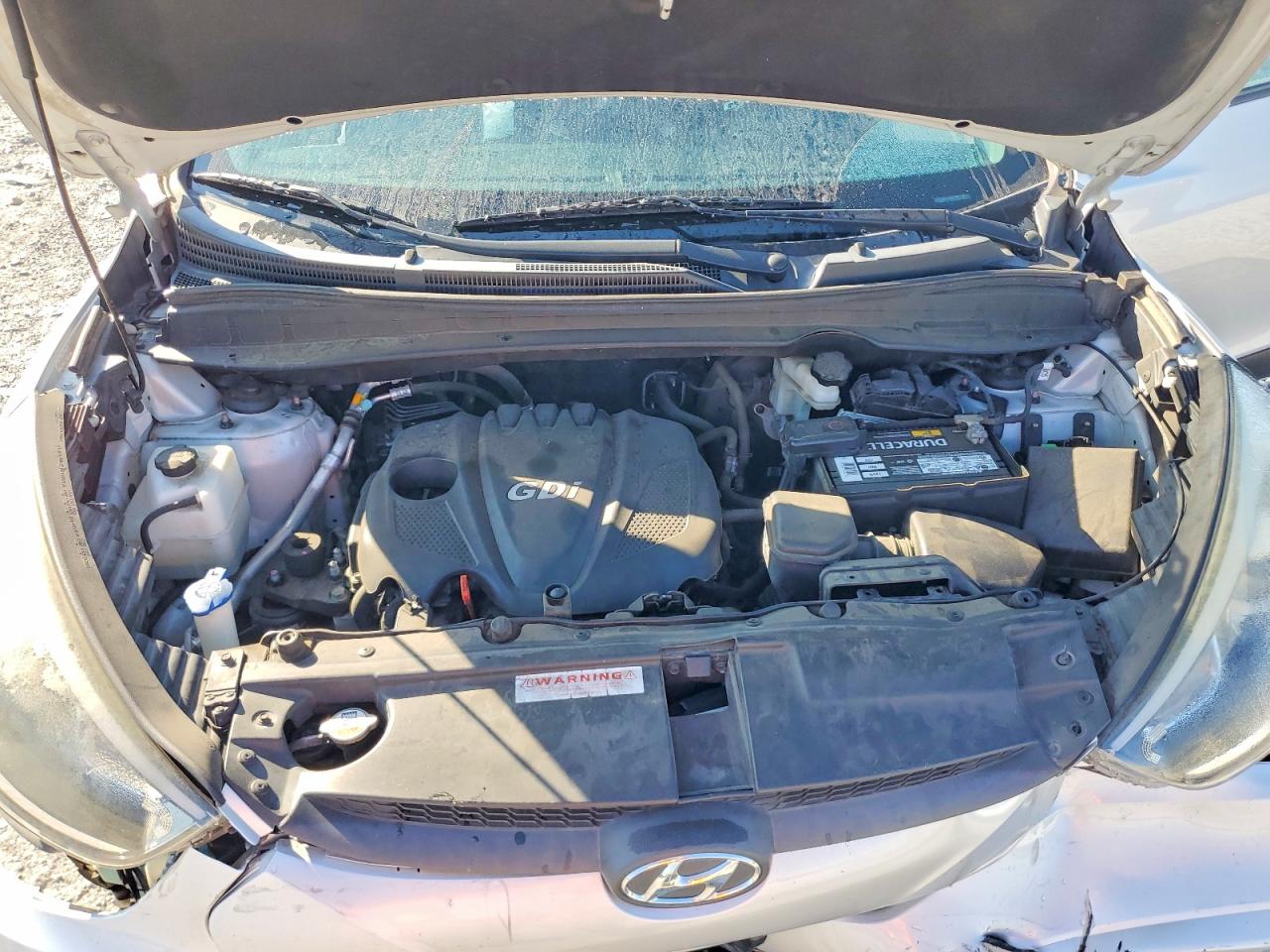 2014 Hyundai Tucson Se White vin: KM8JU3AG7EU927675