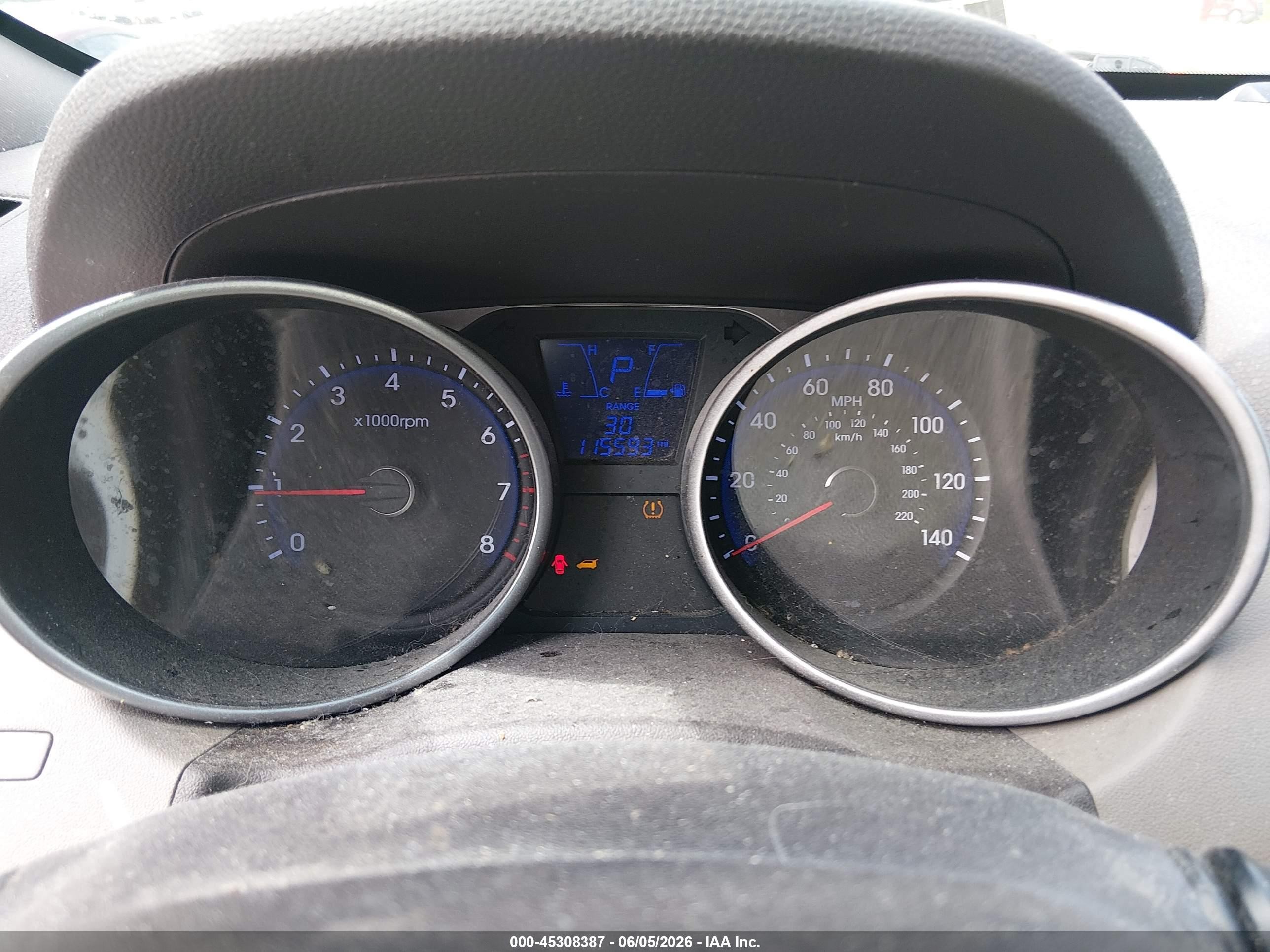 2015 Hyundai Tucson Limited Blue vin: KM8JU3AG7FU001326