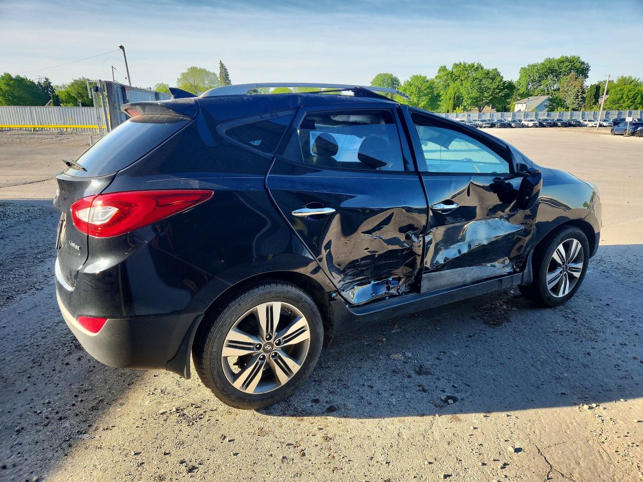 2015 Hyundai Tucson Limited Black vin: KM8JU3AG7FU009653