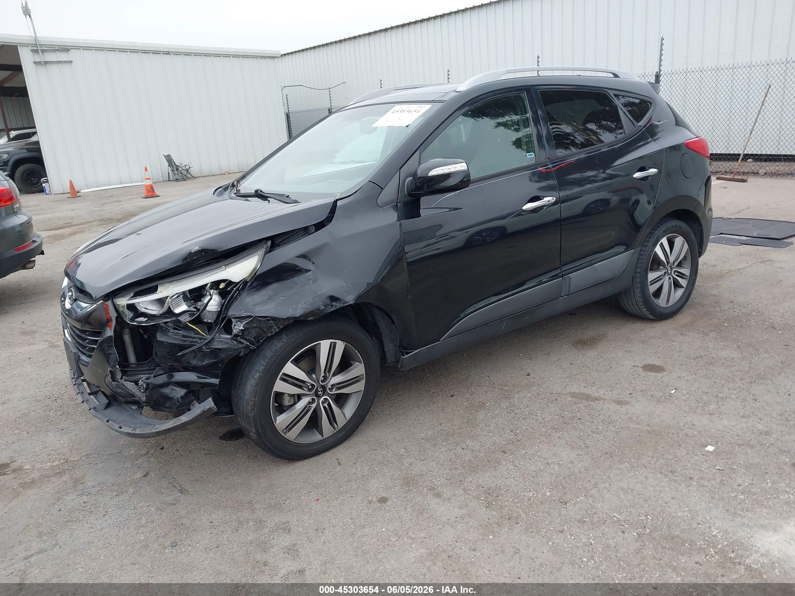 2015 Hyundai Tucson Limited Black vin: KM8JU3AG7FU041213
