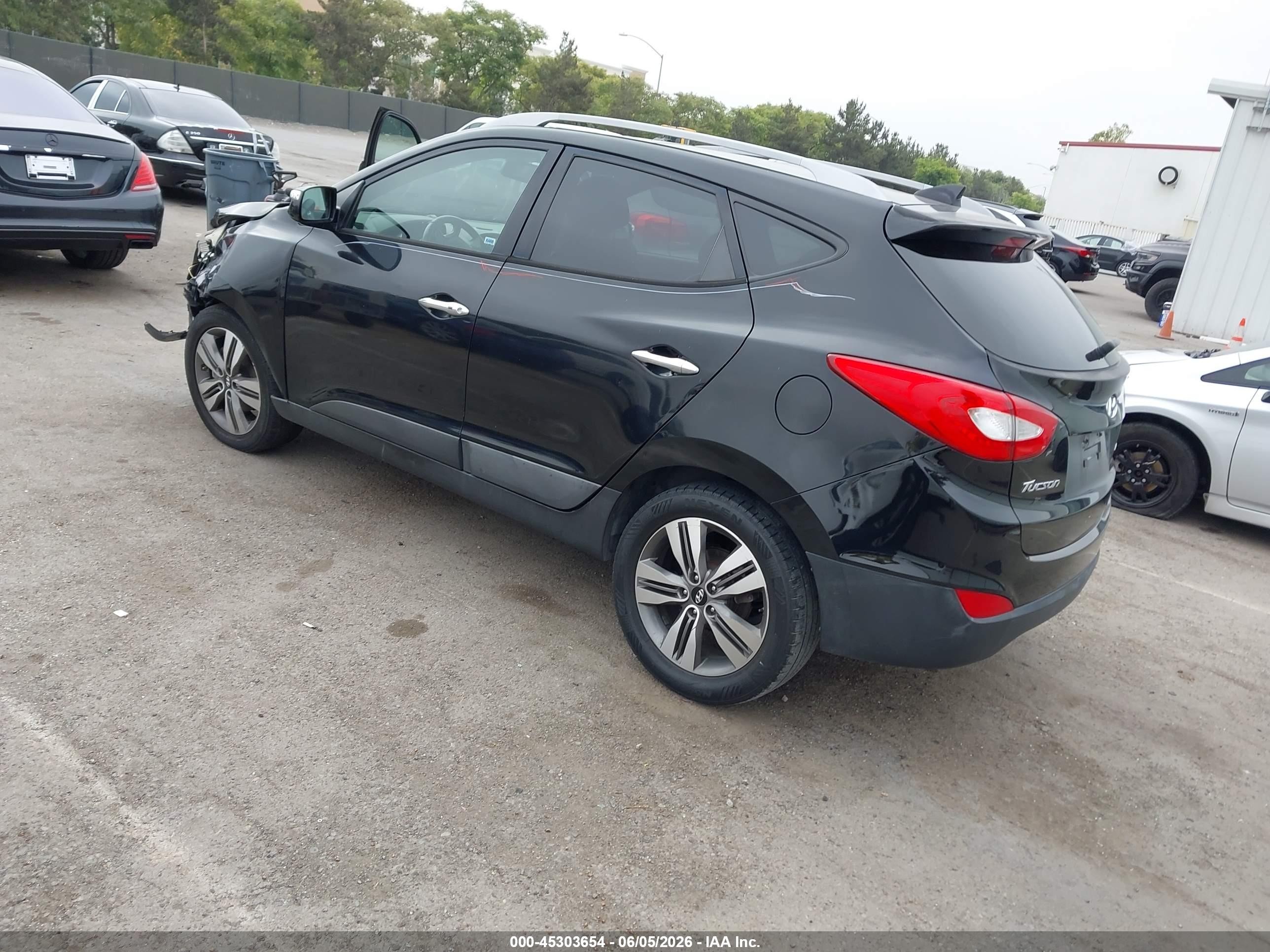 2015 Hyundai Tucson Limited Black vin: KM8JU3AG7FU041213