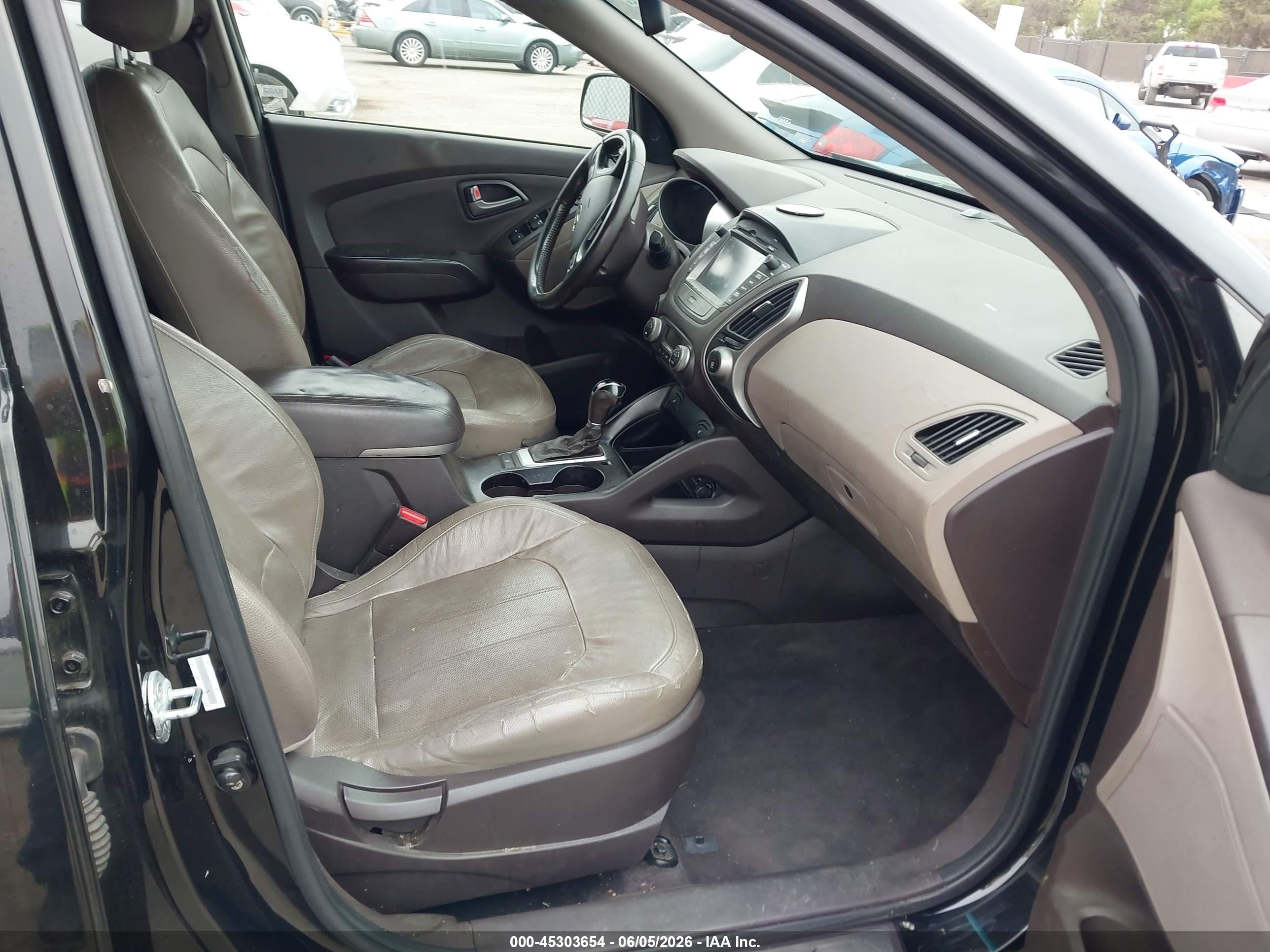 2015 Hyundai Tucson Limited Black vin: KM8JU3AG7FU041213