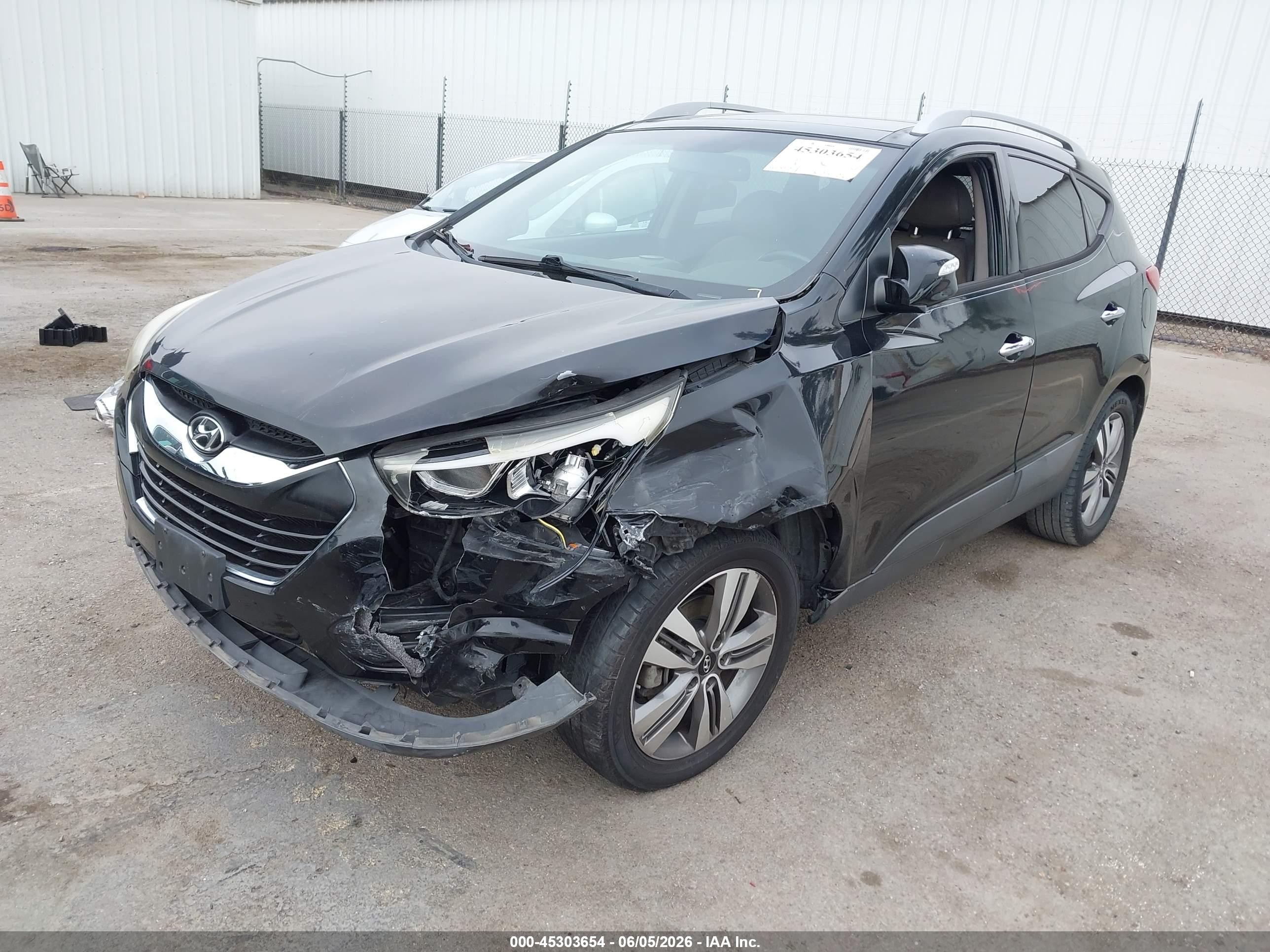 2015 Hyundai Tucson Limited Black vin: KM8JU3AG7FU041213