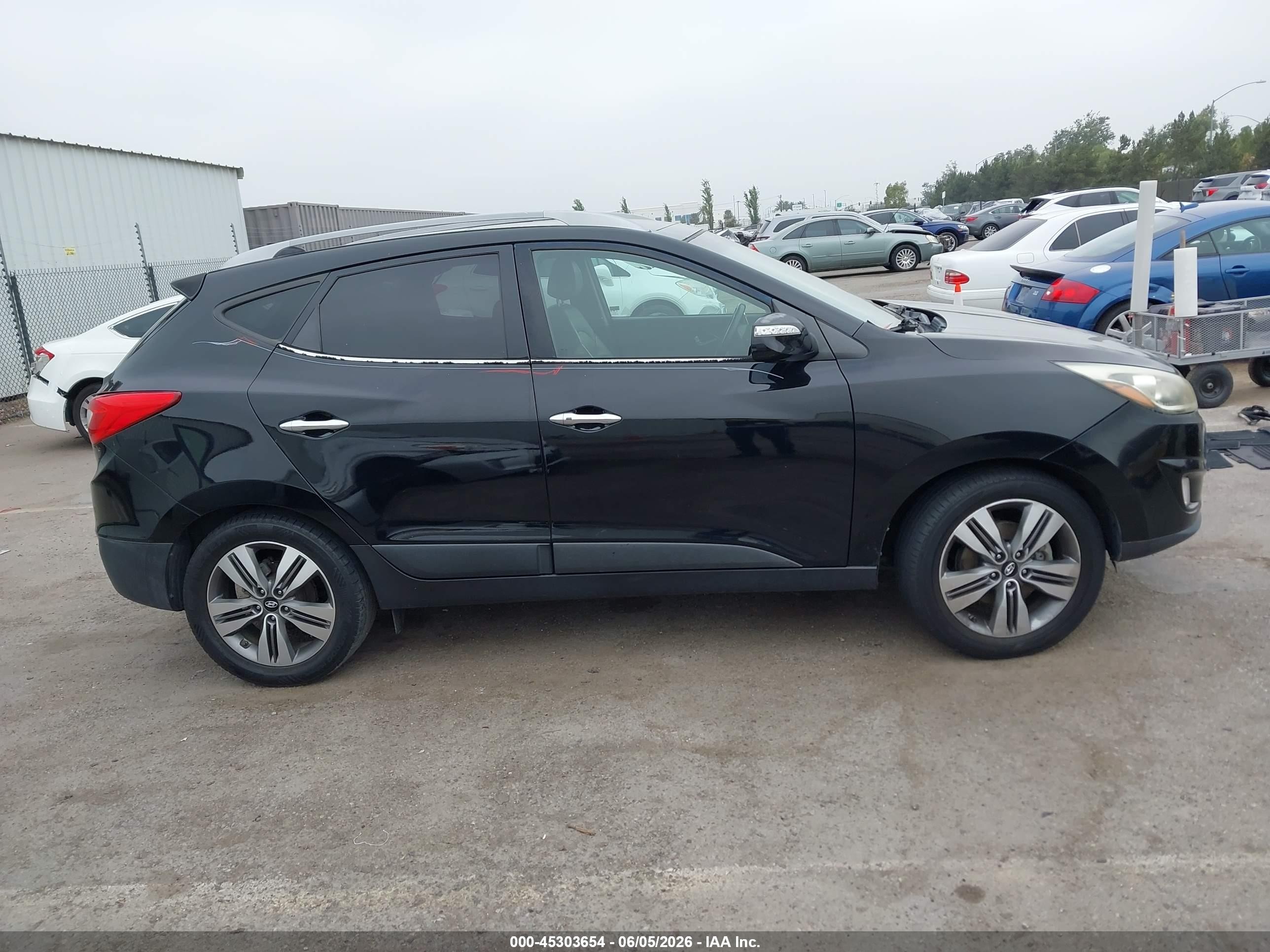 2015 Hyundai Tucson Limited Black vin: KM8JU3AG7FU041213