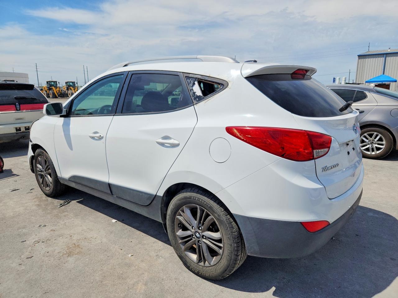 2015 Hyundai Tucson Se White vin: KM8JU3AG7FU080951