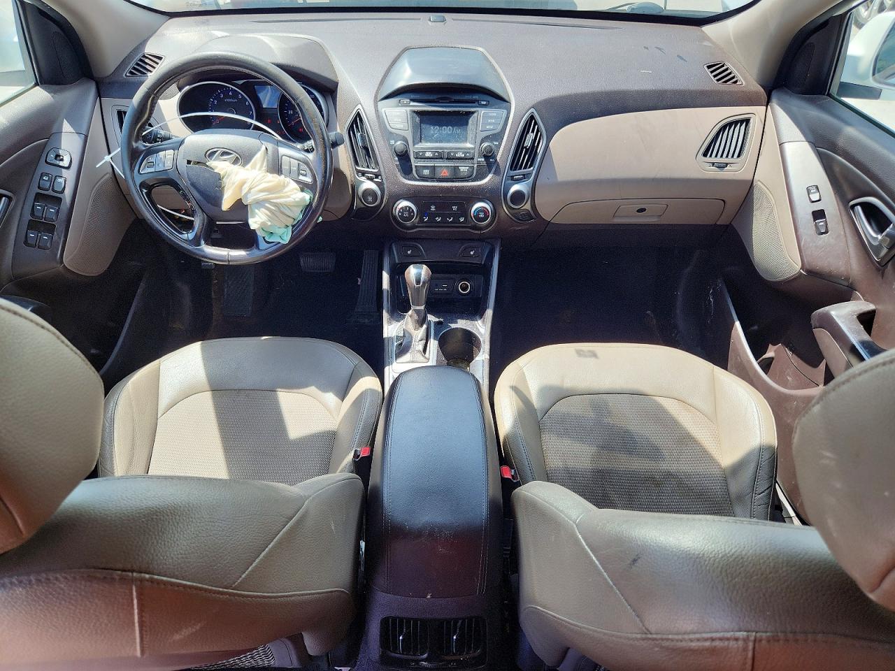 2015 Hyundai Tucson Se White vin: KM8JU3AG7FU080951