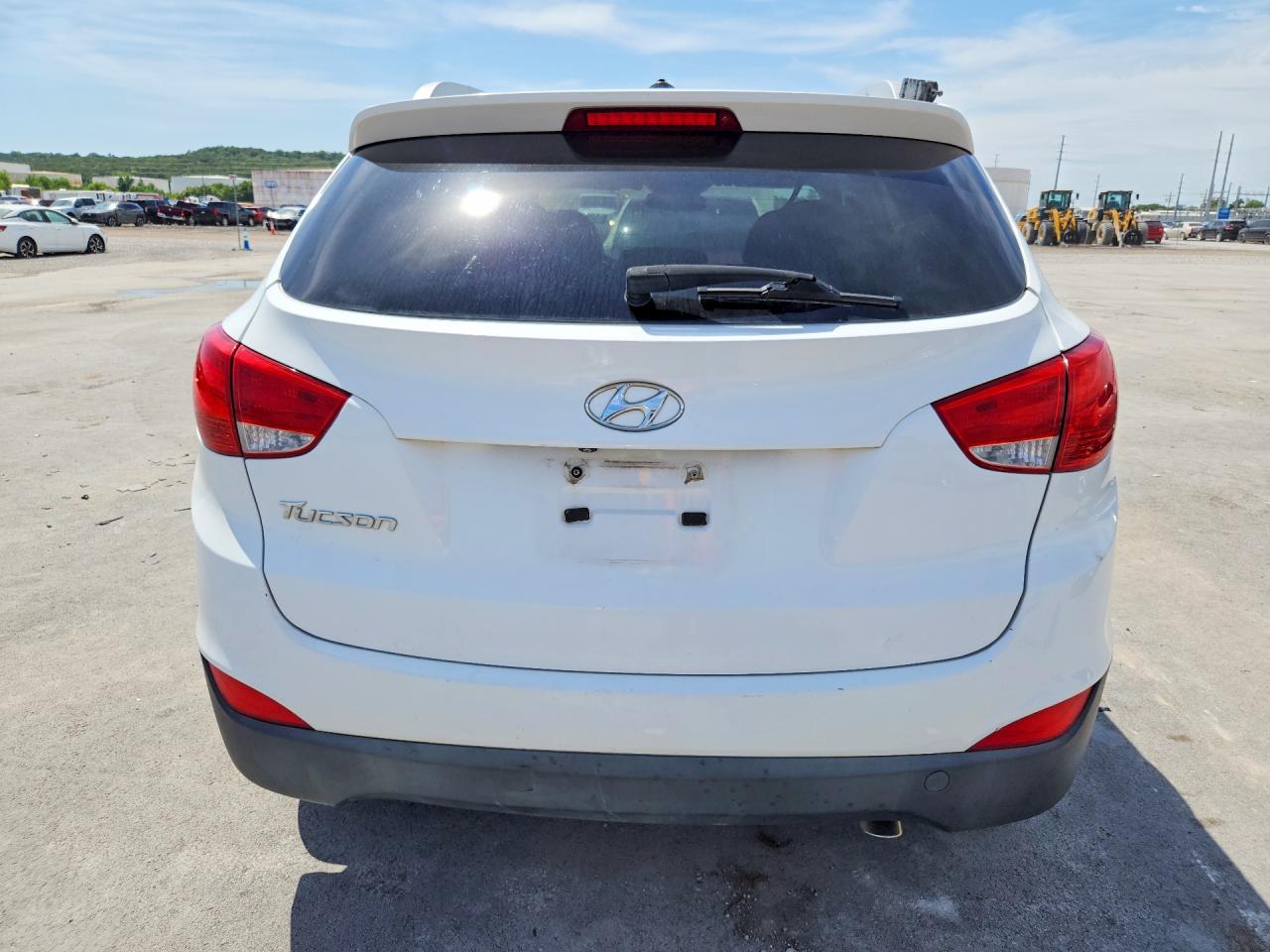 2015 Hyundai Tucson Se White vin: KM8JU3AG7FU080951