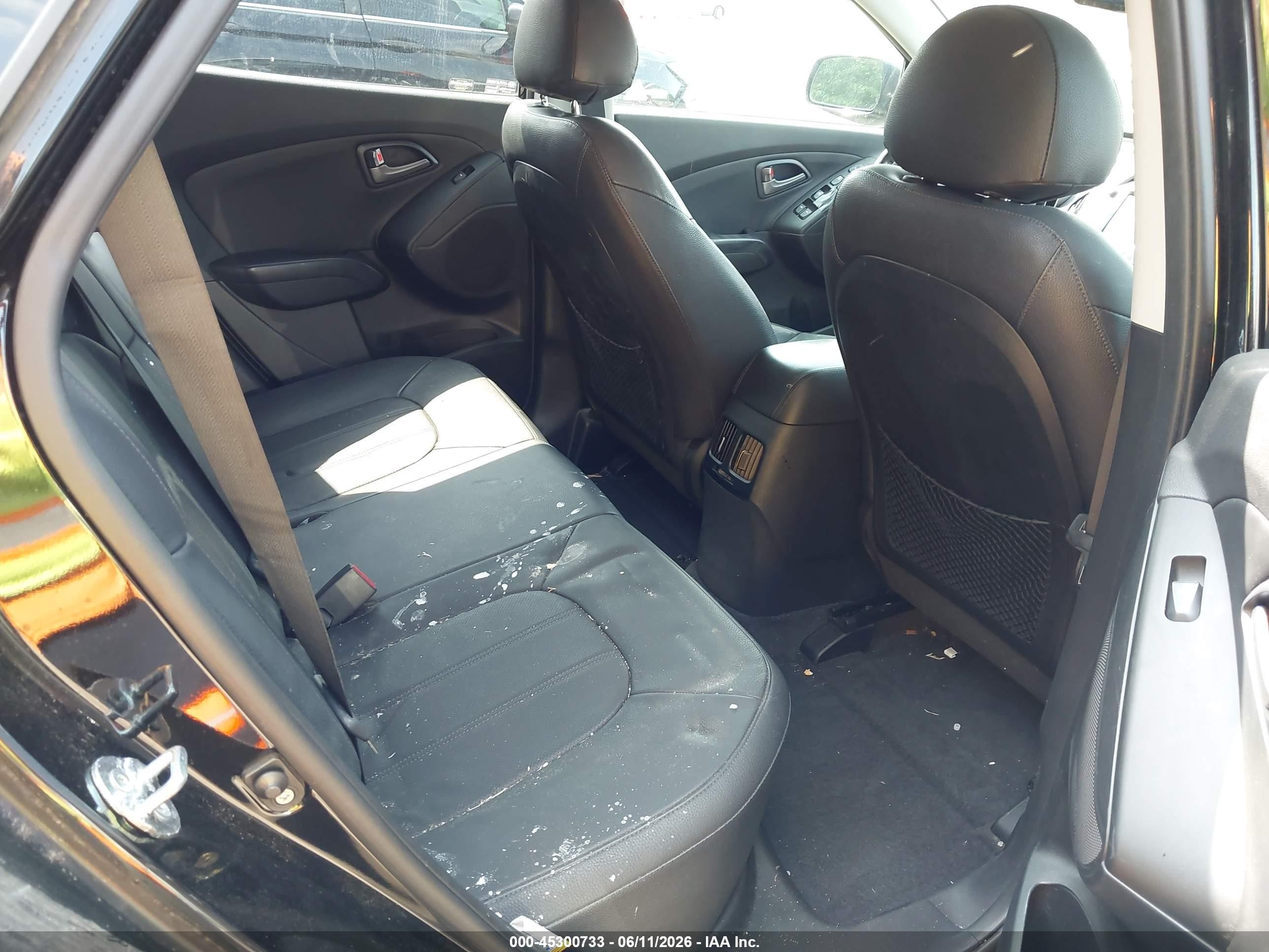 2015 Hyundai Tucson Limited Black vin: KM8JU3AG7FU104424