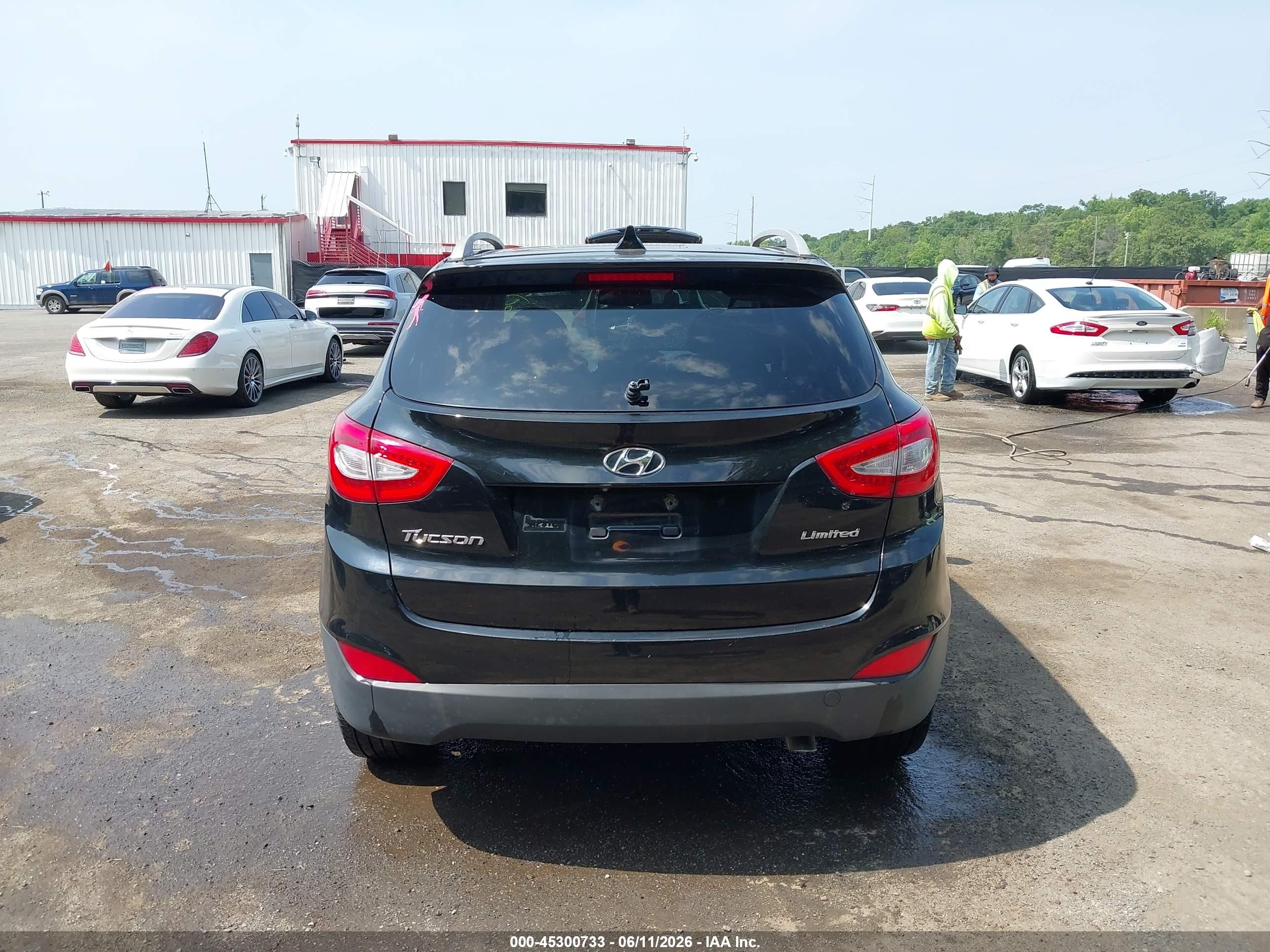 2015 Hyundai Tucson Limited Black vin: KM8JU3AG7FU104424