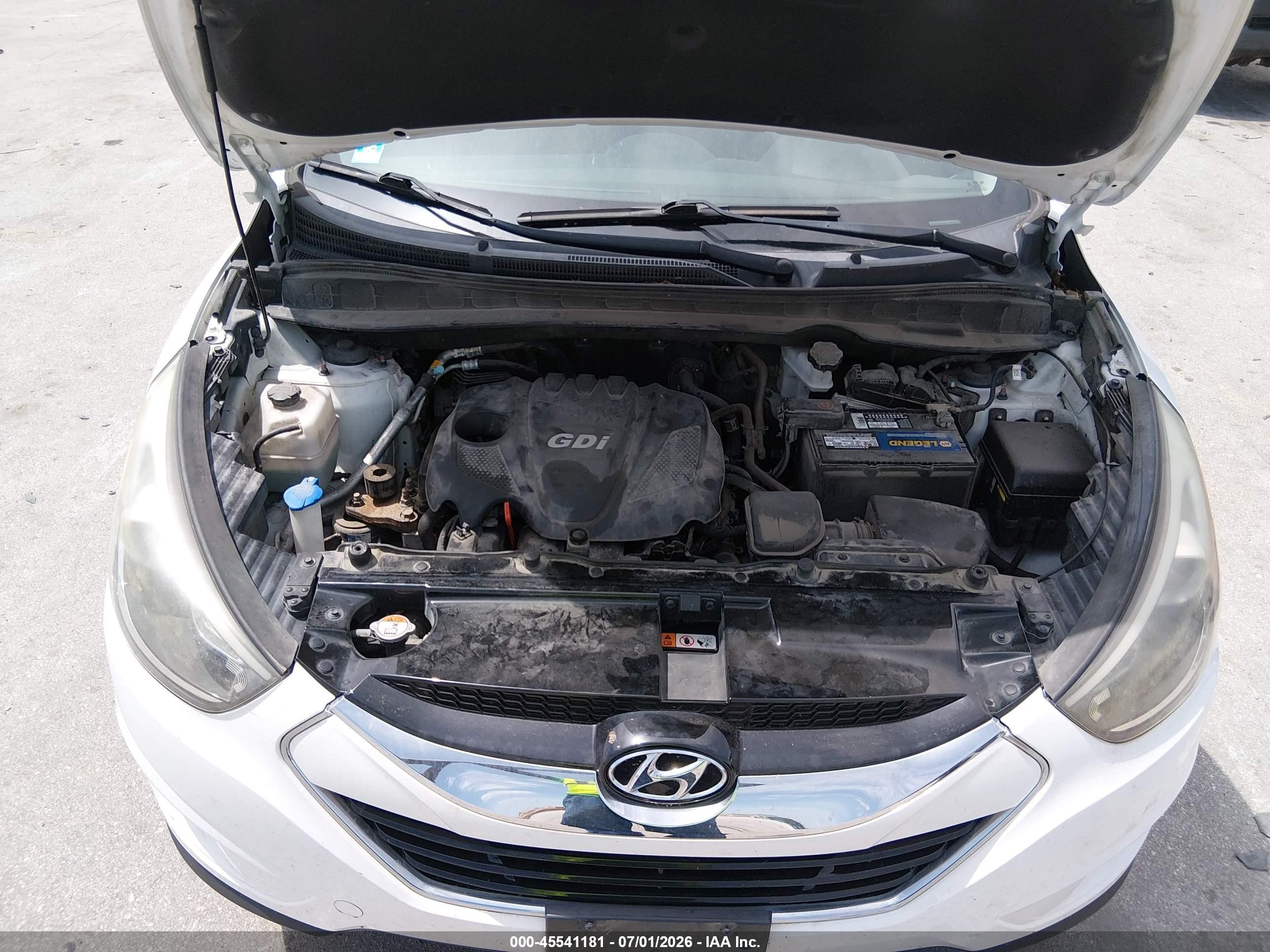 2015 Hyundai Tucson Limited White vin: KM8JU3AG7FU114113