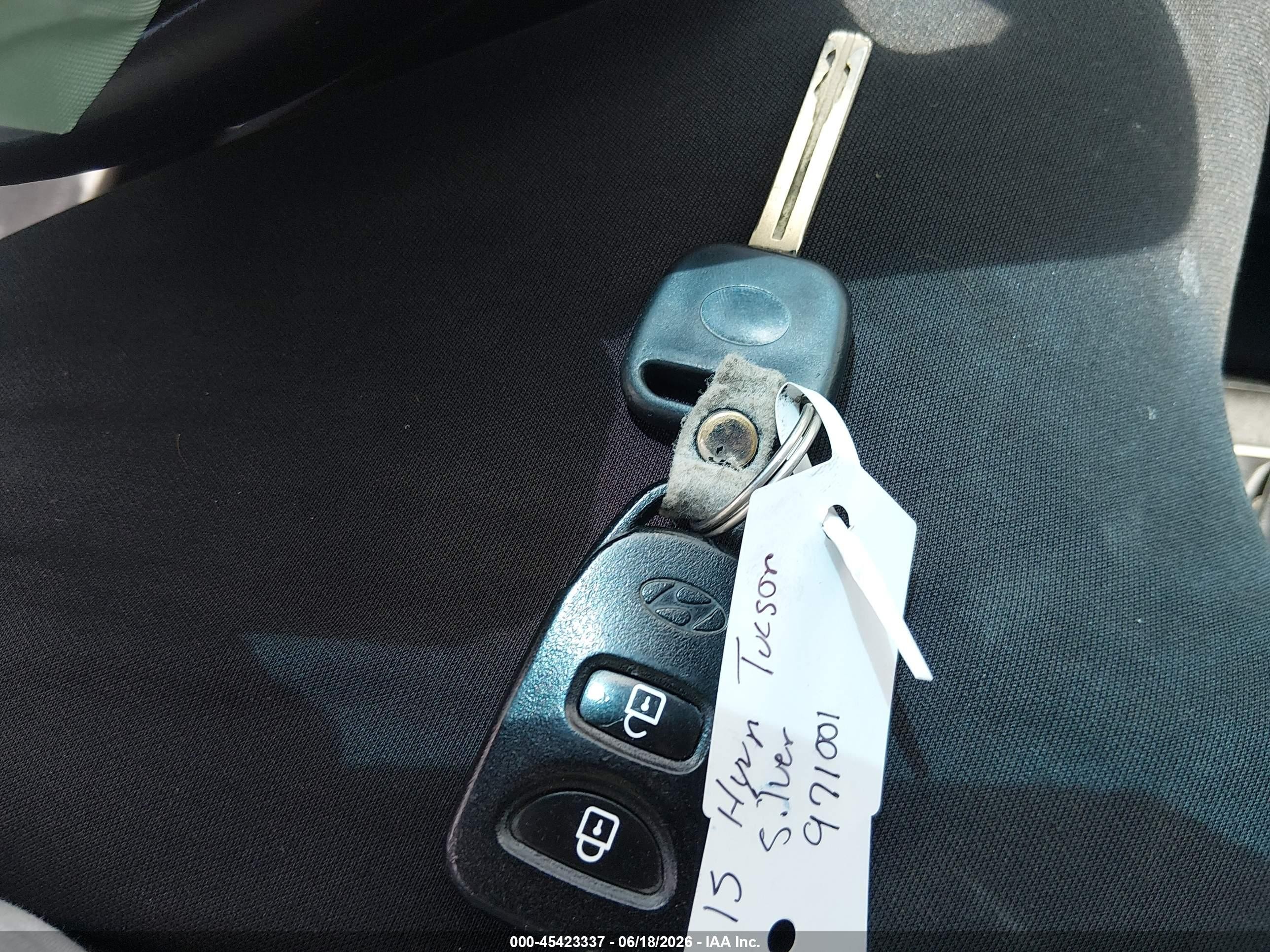 2015 Hyundai Tucson Se Silver vin: KM8JU3AG7FU971001