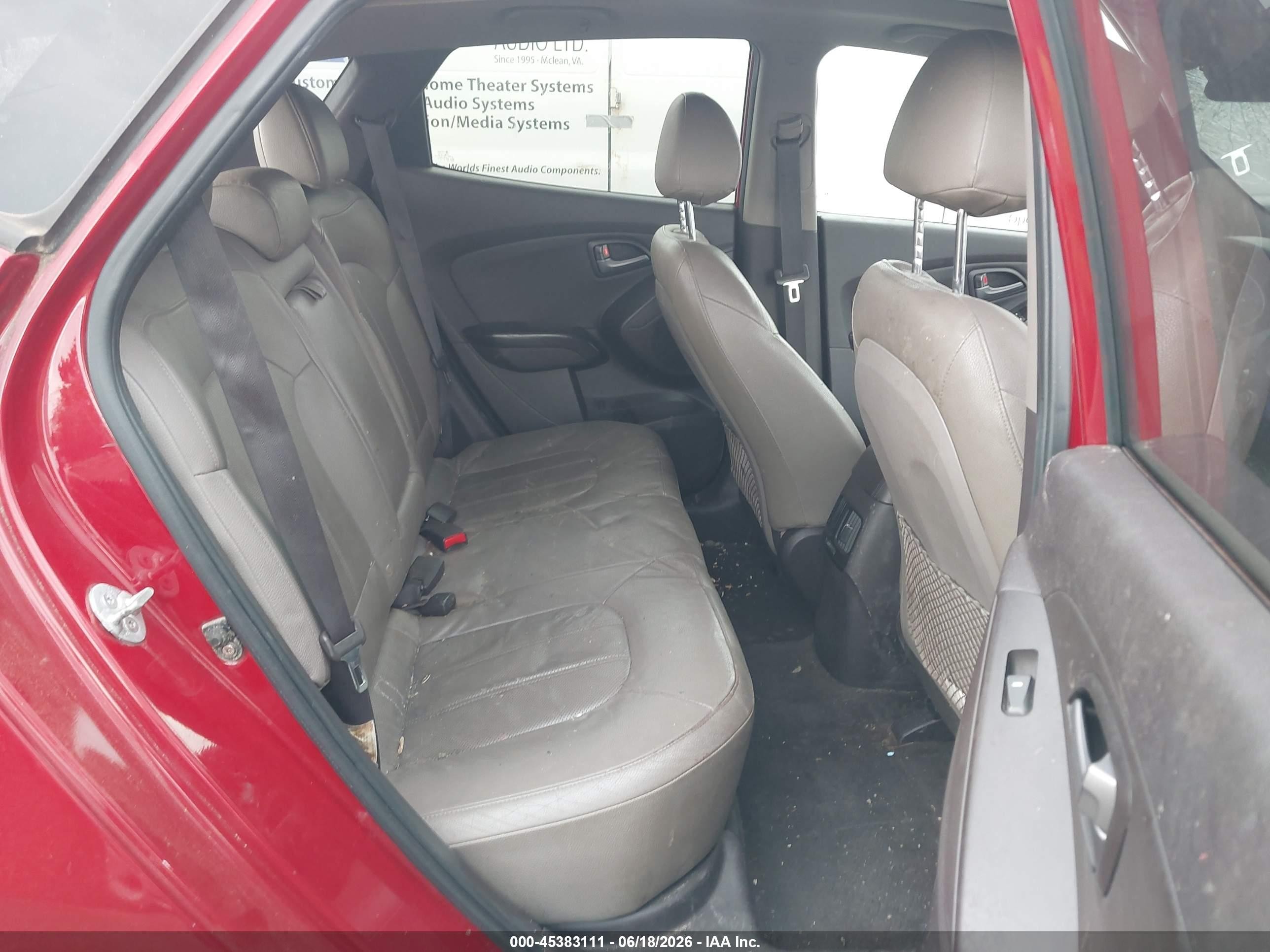 2014 Hyundai Tucson Limited Красный vin: KM8JU3AG8EU794344