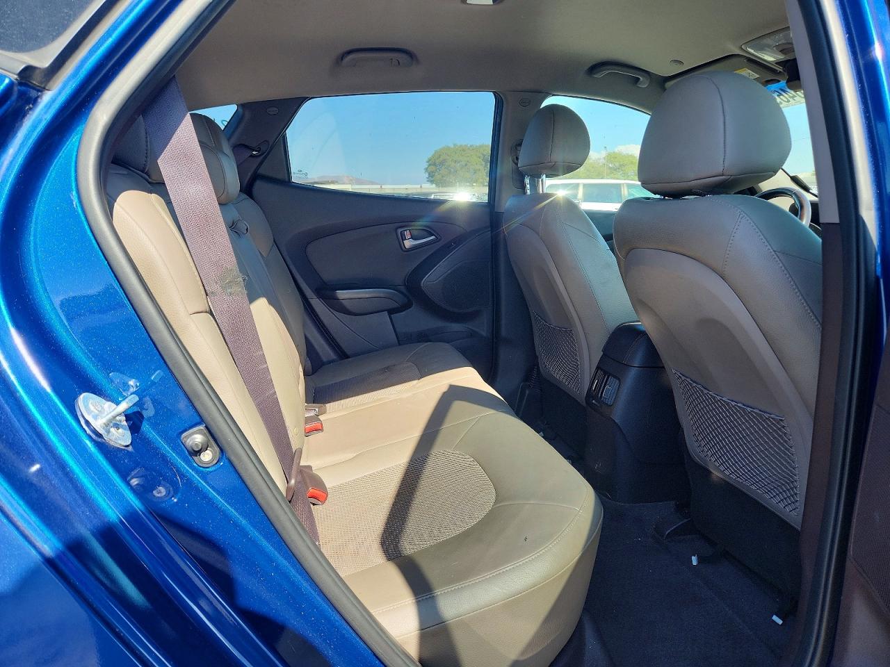 2014 Hyundai Tucson Se Blue vin: KM8JU3AG8EU858155