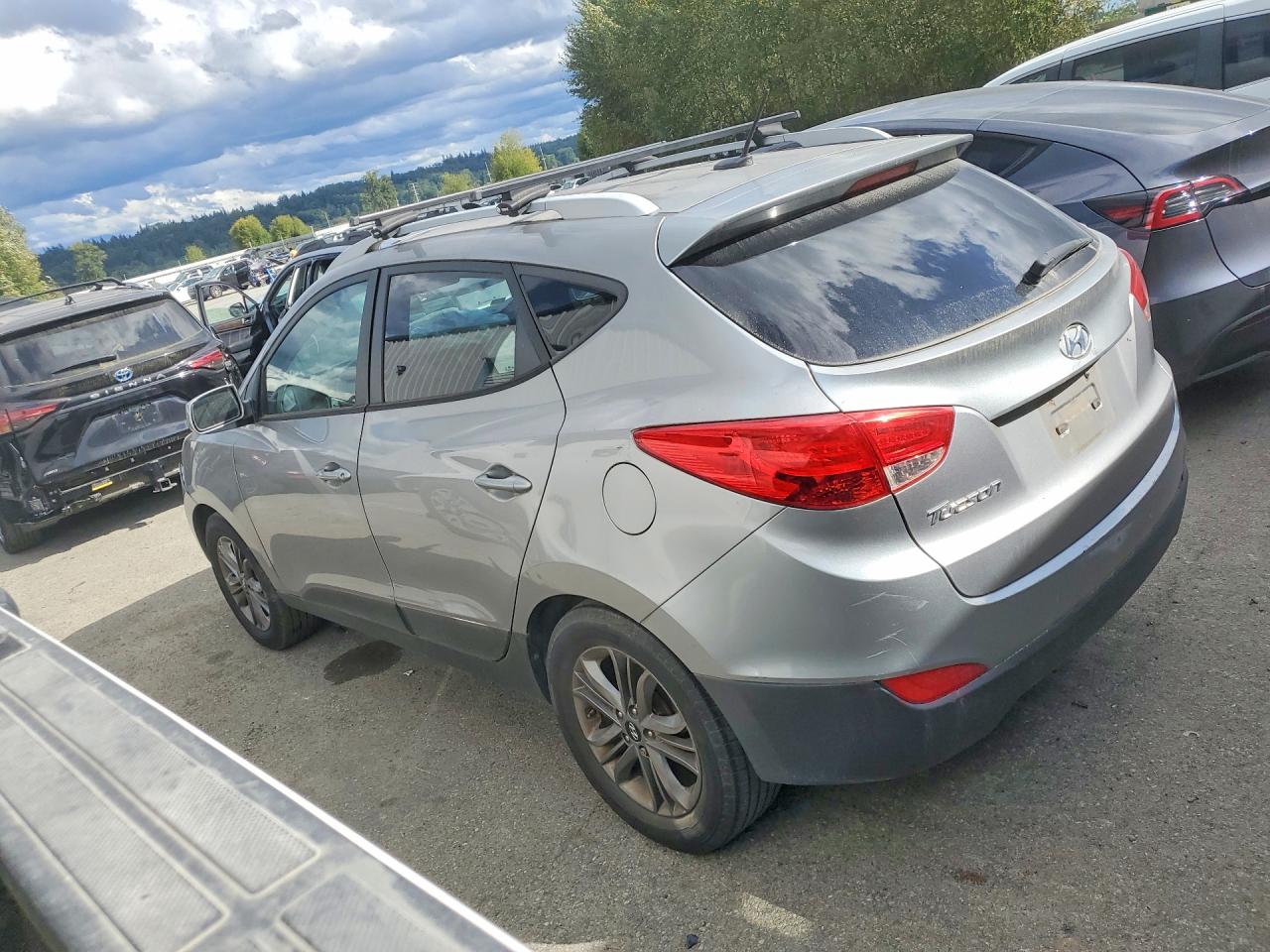 2014 Hyundai Tucson Se Silver vin: KM8JU3AG8EU862514