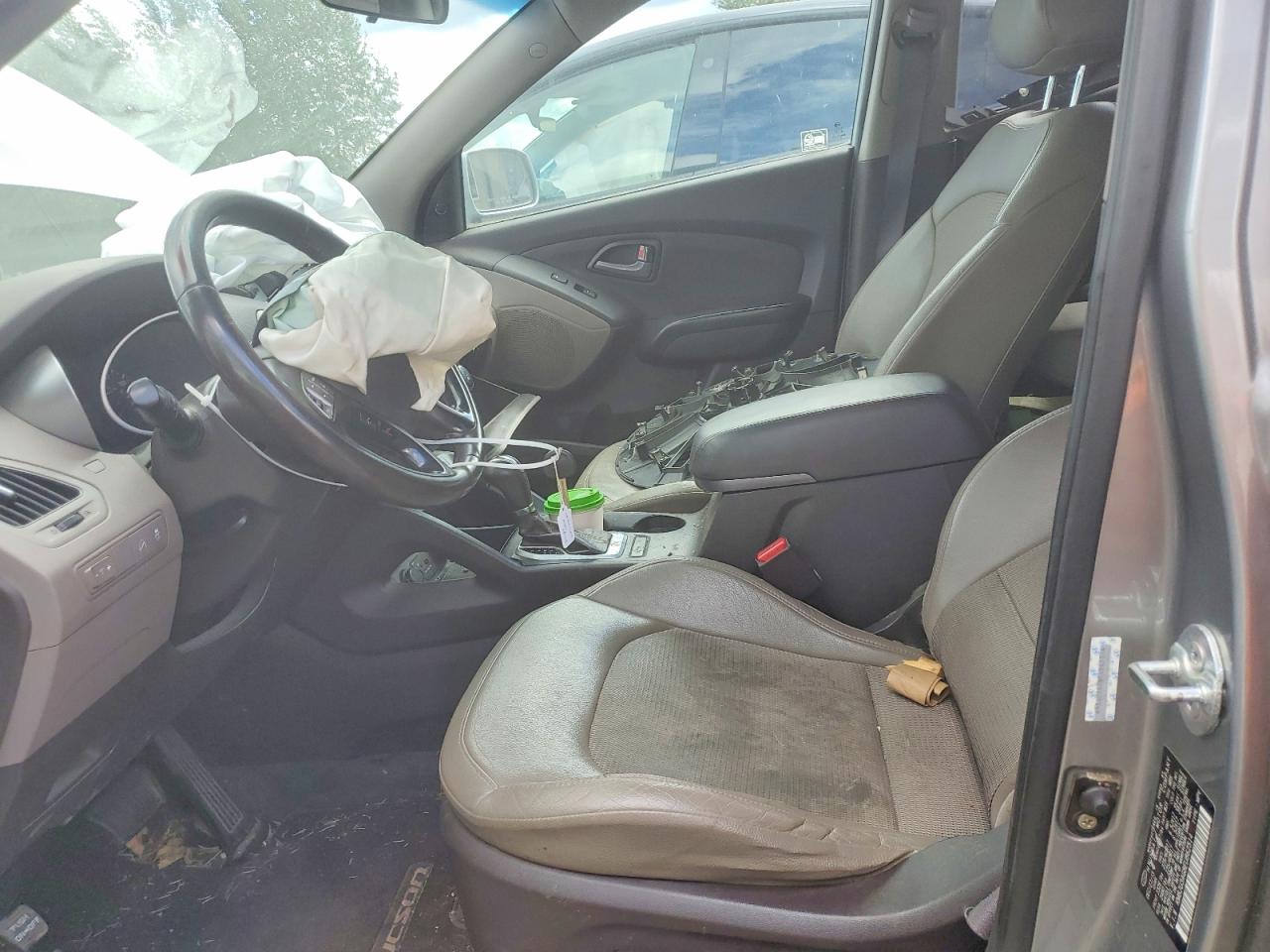 2014 Hyundai Tucson Se Silver vin: KM8JU3AG8EU862514