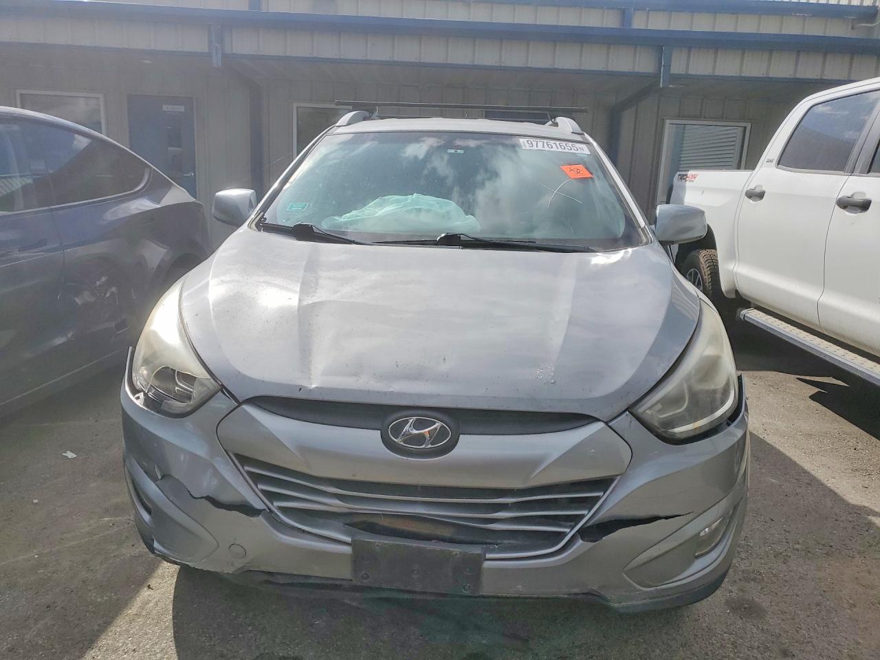2014 Hyundai Tucson Se Silver vin: KM8JU3AG8EU862514