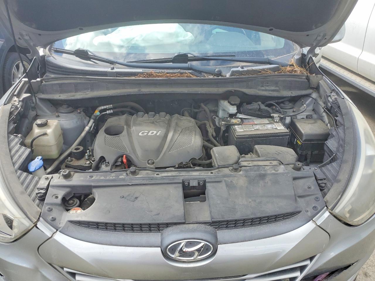 2014 Hyundai Tucson Se Silver vin: KM8JU3AG8EU862514
