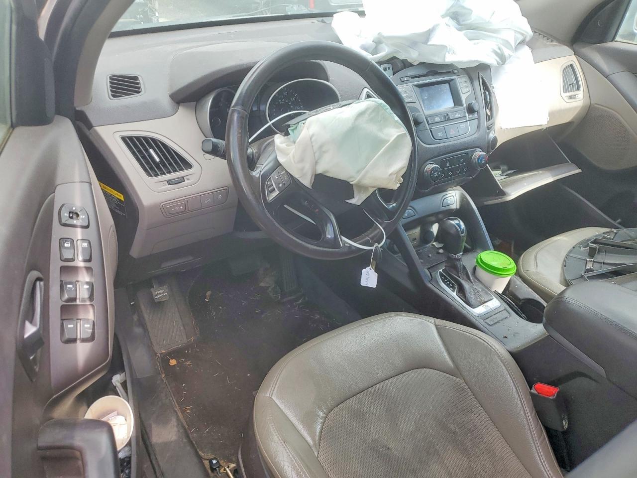 2014 Hyundai Tucson Se Silver vin: KM8JU3AG8EU862514