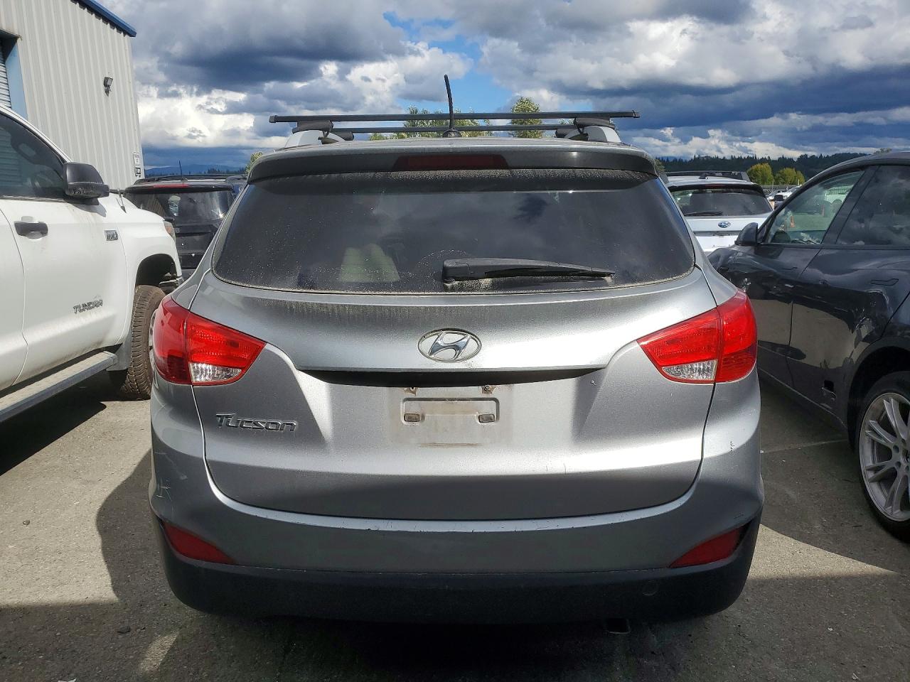 2014 Hyundai Tucson Se Silver vin: KM8JU3AG8EU862514