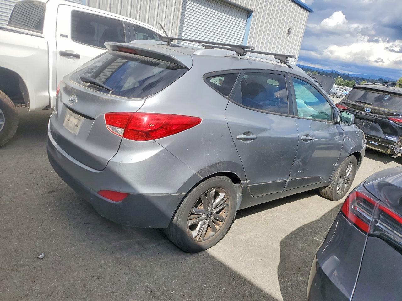 2014 Hyundai Tucson Se Silver vin: KM8JU3AG8EU862514