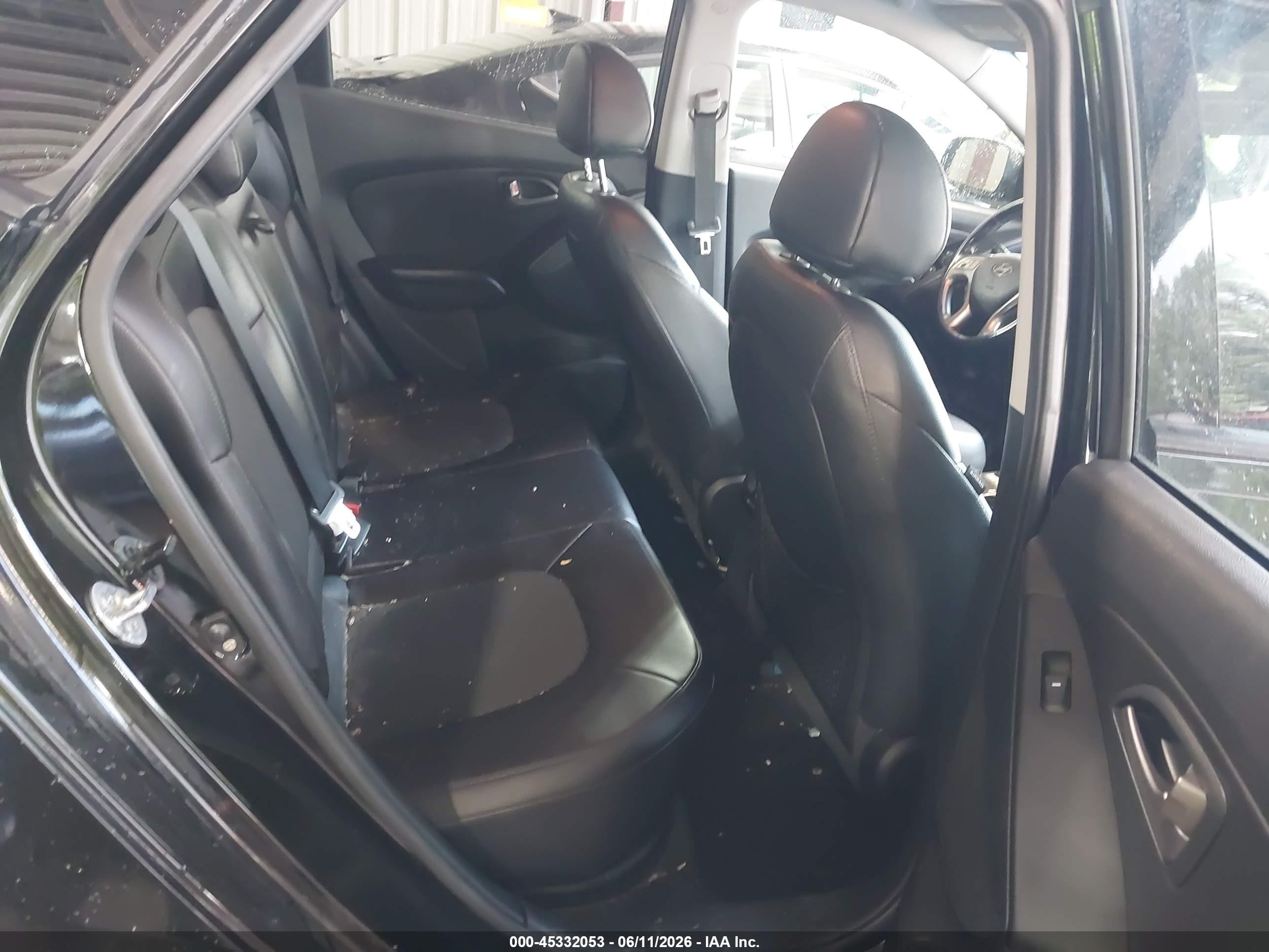 2014 Hyundai Tucson Se Black vin: KM8JU3AG8EU871987