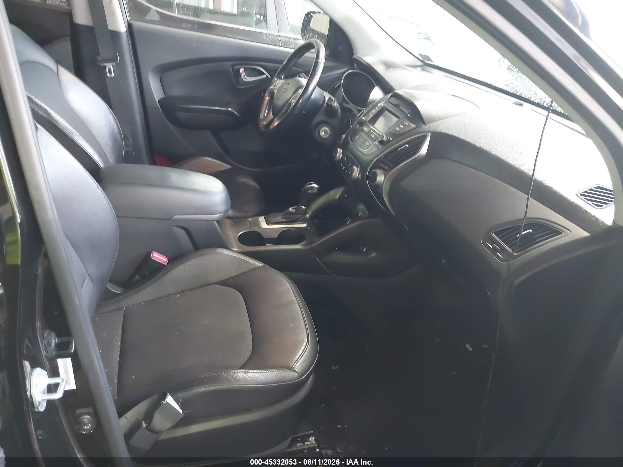 2014 Hyundai Tucson Se Black vin: KM8JU3AG8EU871987