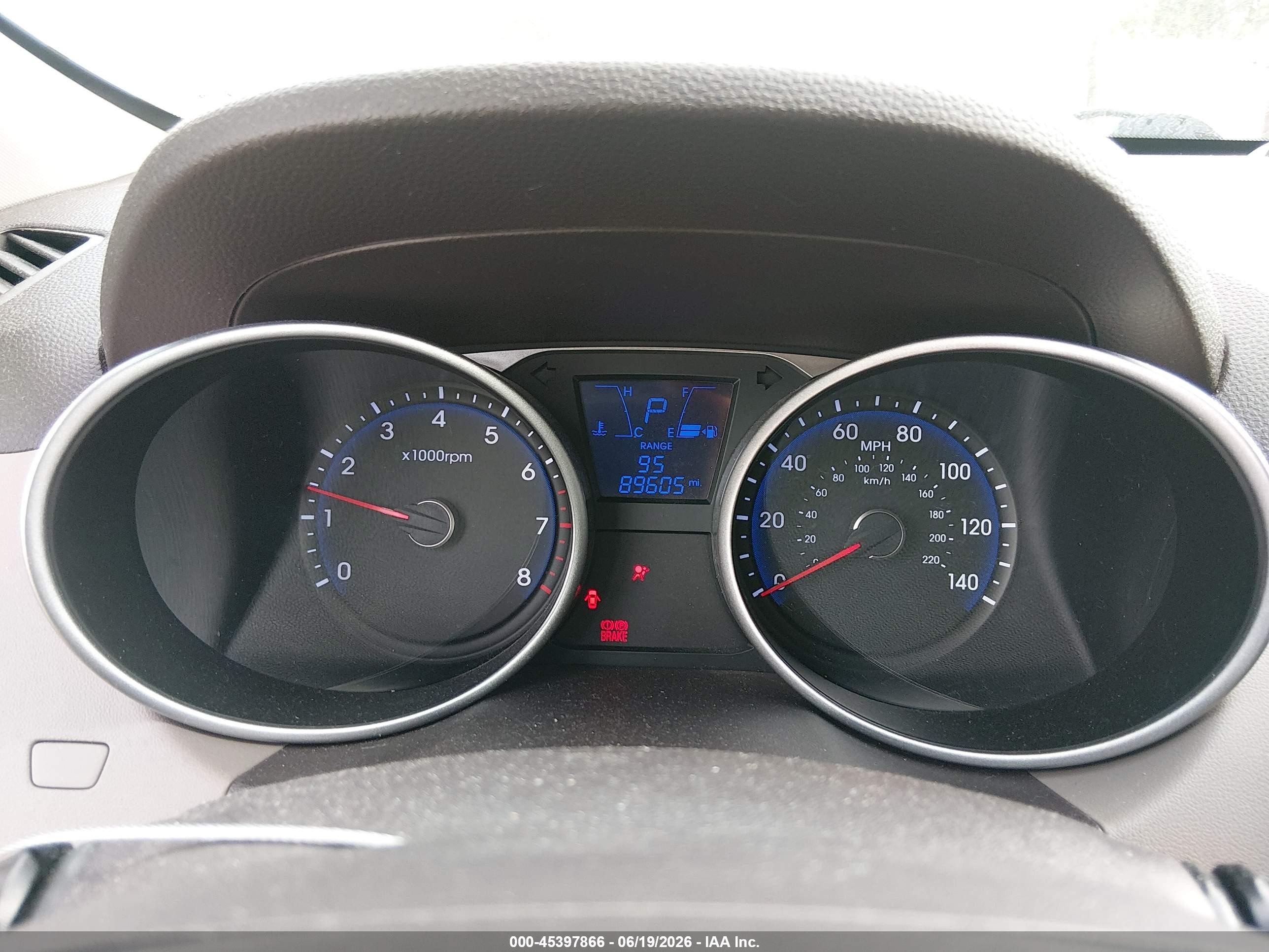 2014 Hyundai Tucson Se White vin: KM8JU3AG8EU930293